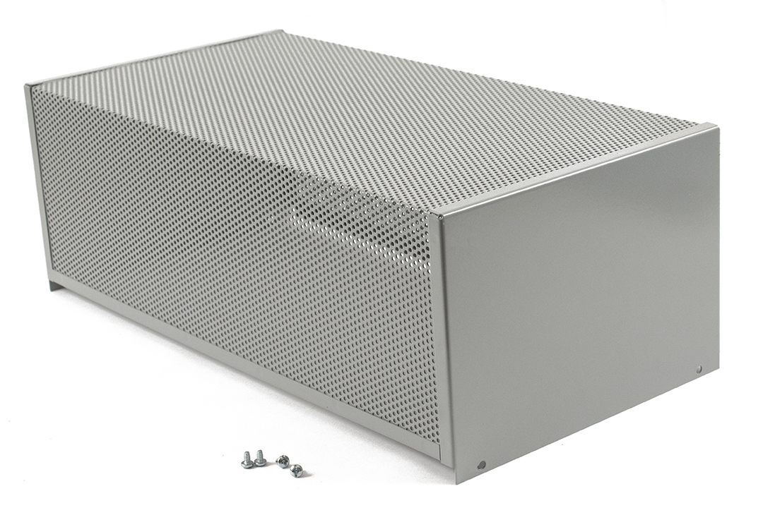 1451-16 — perforated steel chassis cover; ASA 61 grey