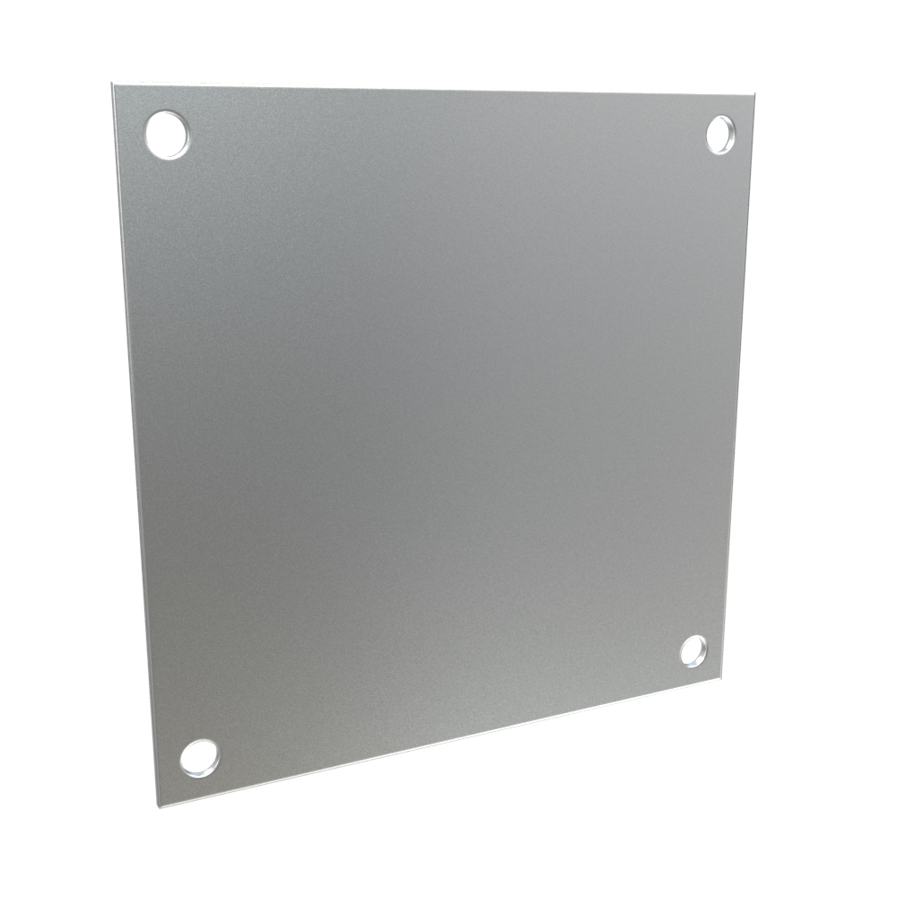 14R0505 — Panel 4.9 x 4.9 - Fits Encl. 6 x 6 - Steel/Wht
