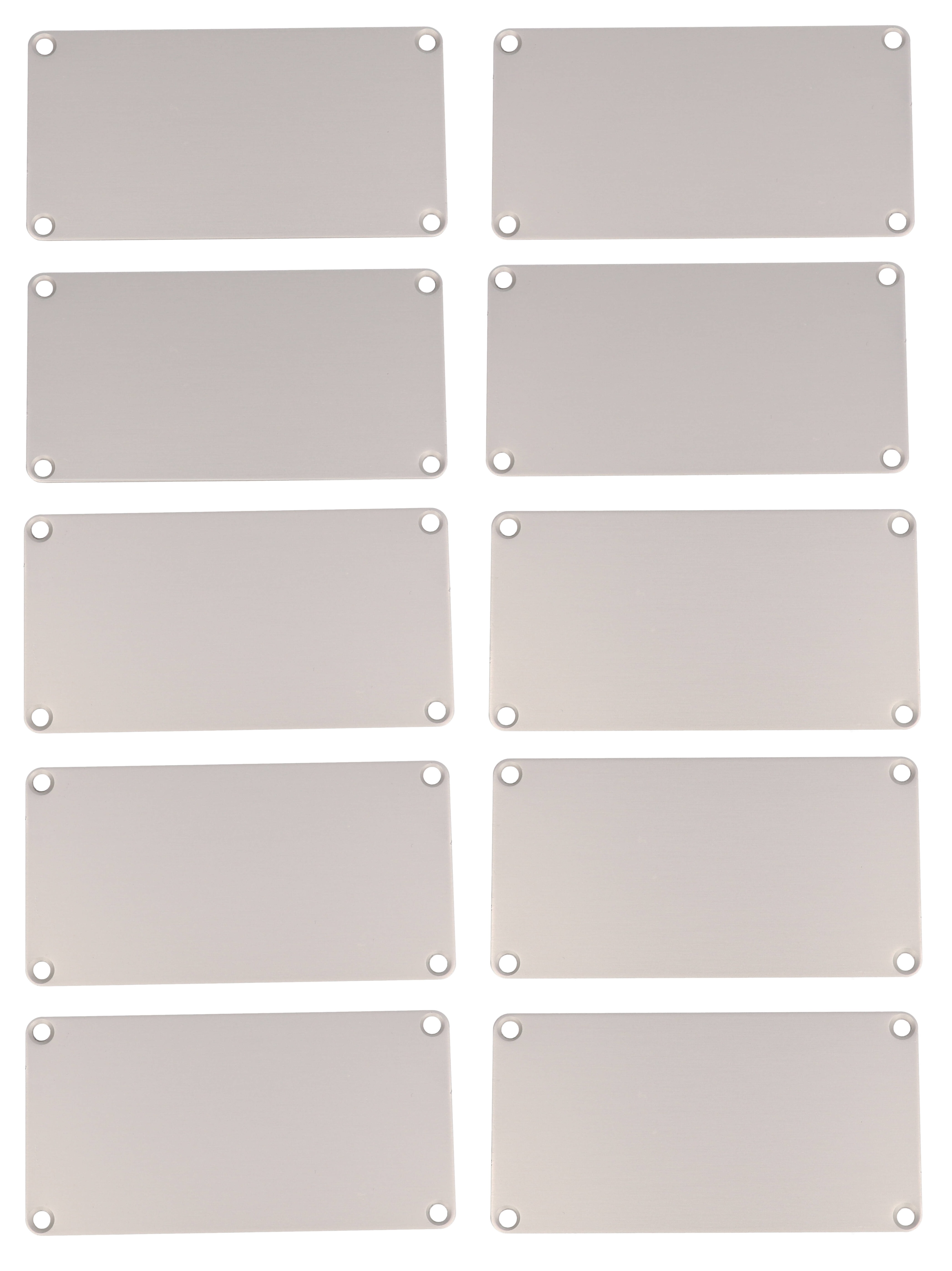 1455NAL-10 — aluminum end panels for 1455N enclosures- 10/pack