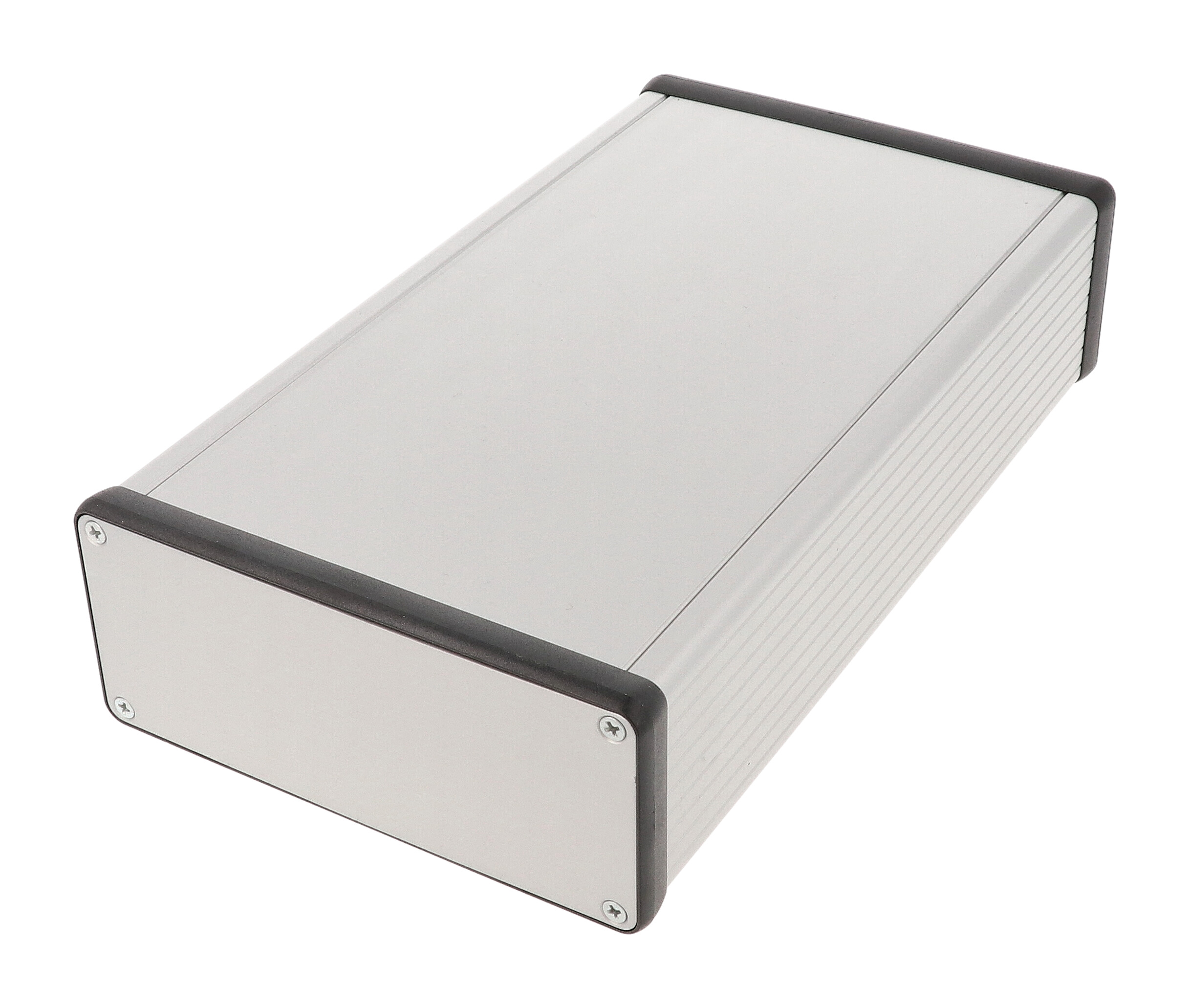 1455Q2201 — extruded aluminum enclosure w/ metal end panels