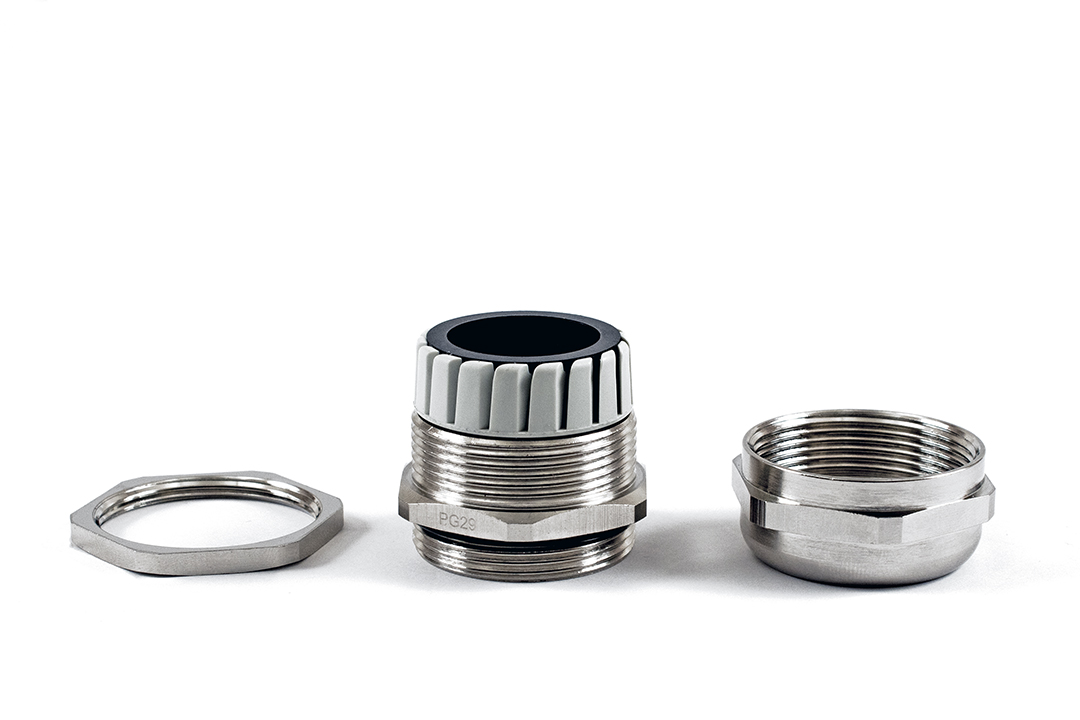 1427BCGPG16 PG16 nickel plated brass liquid-tight cable gland — view 4
