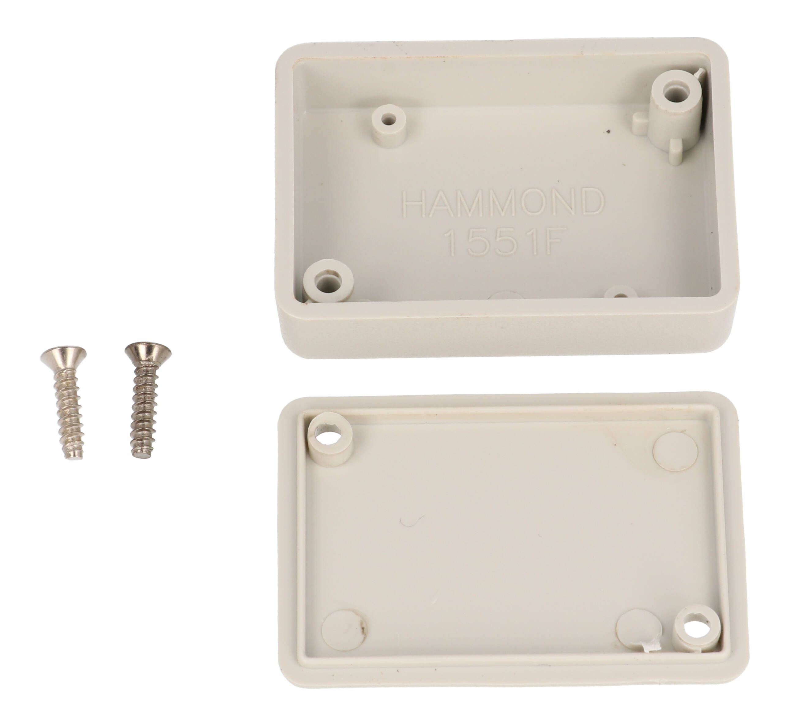1551FGY gray ABS miniature enclosure, 50 x 35 x 15 mm