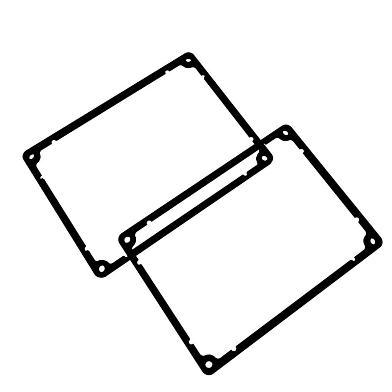 1550KEGASKET IP66 eva foam gasket kit, two pre-formed adhesive-backed lid gaskets for 1550K diecast enclosures