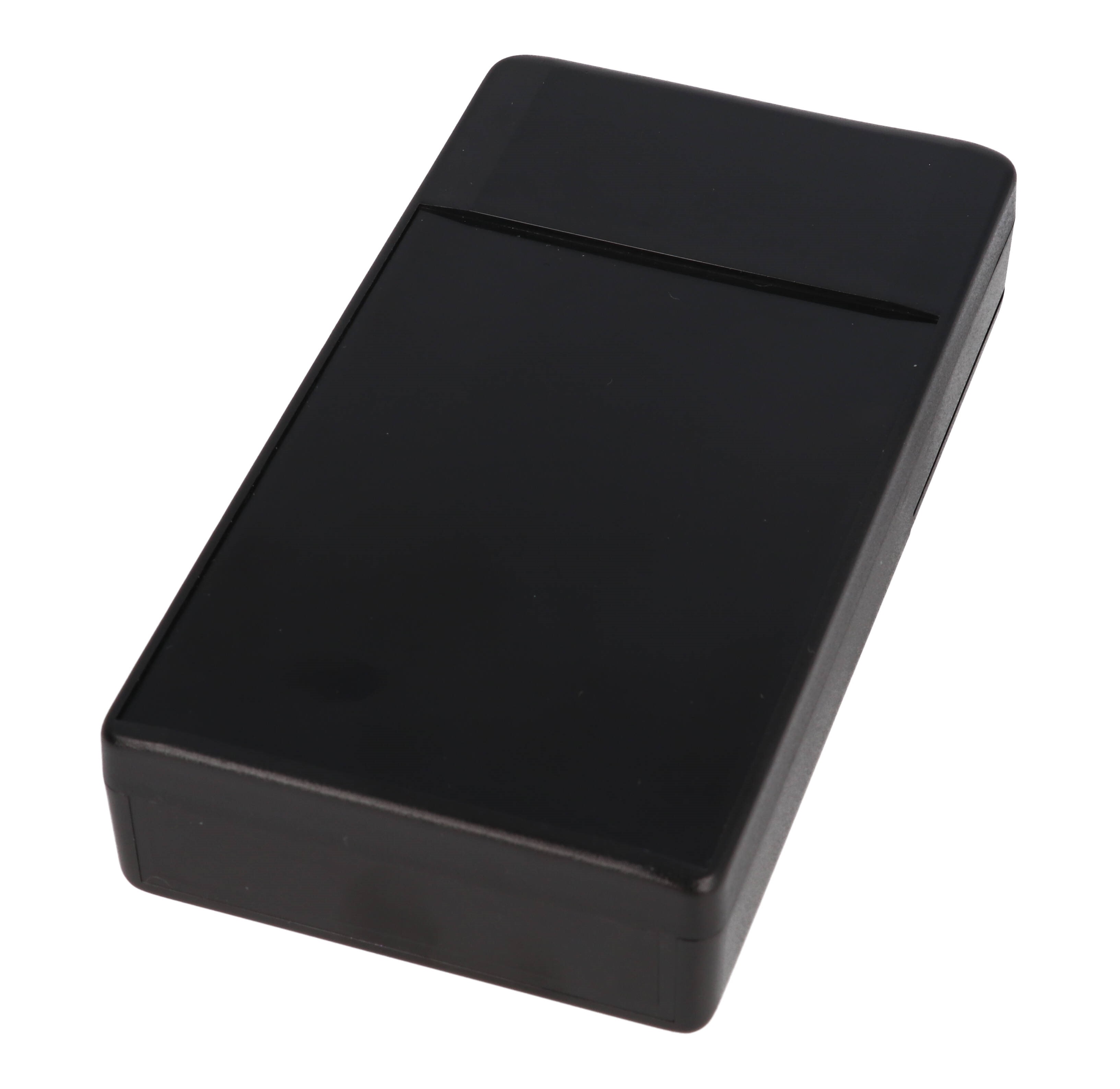 RH3051BK black ABS hand-held enclosure with battery door