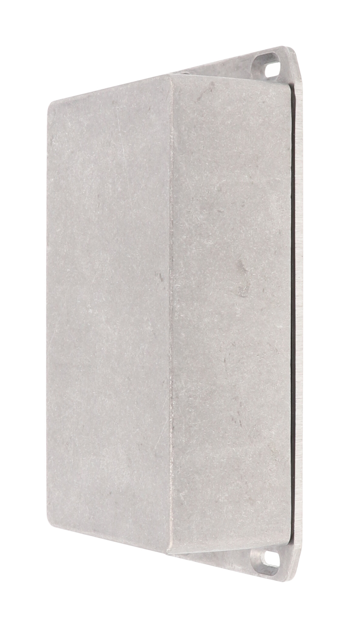 1590WP1FL natural aluminum watertight diecast enclosure, 153 mm x 83 mm x 50 mm, with flanged mounting lid