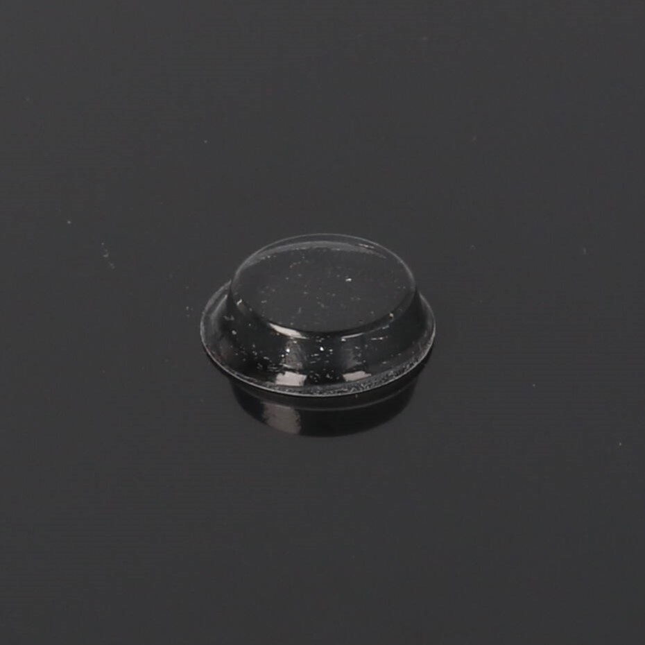 1421T2CL clear flat round self-adhesive feet, package of 24