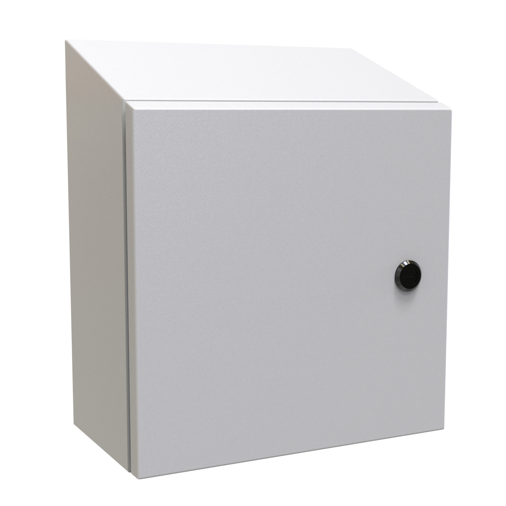 Type 4 Mild Steel Wallmount Enclosure w/ Sloped Top