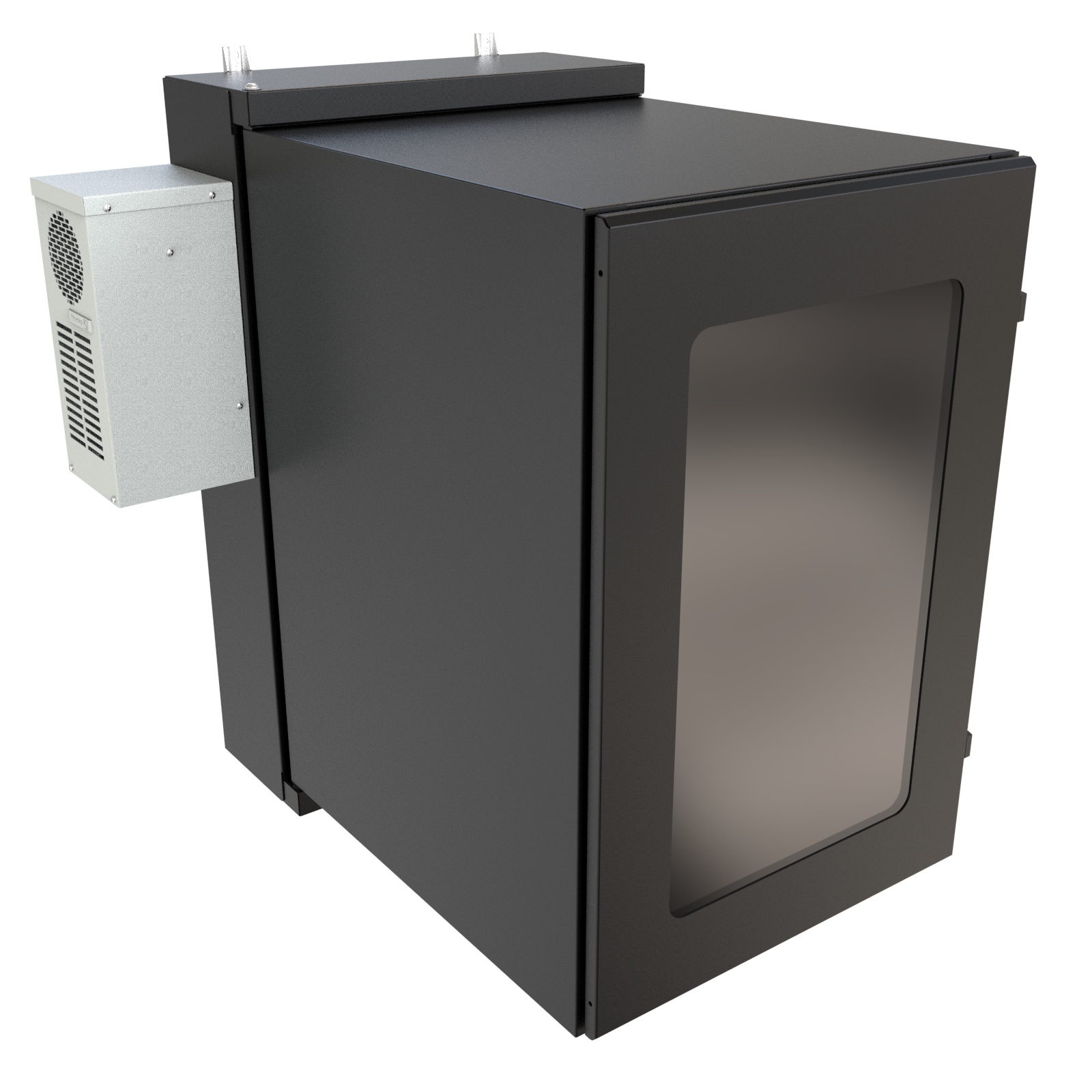 Hammond NWC12U2436SFLG 12U light gray sealed wall-mount cabinet with solid door and Type 12 filters — view 21