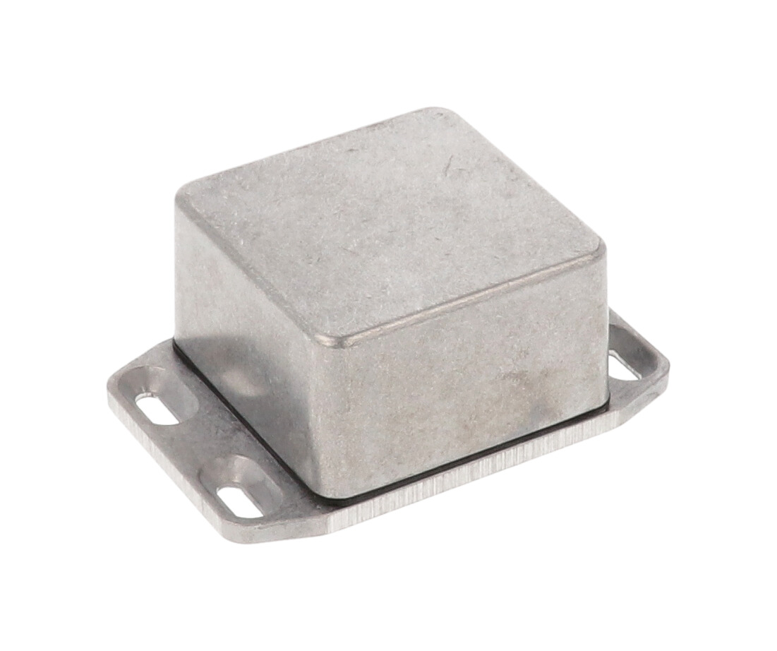 1590WLBFL watertight diecast aluminum enclosure with flanged mounting lid