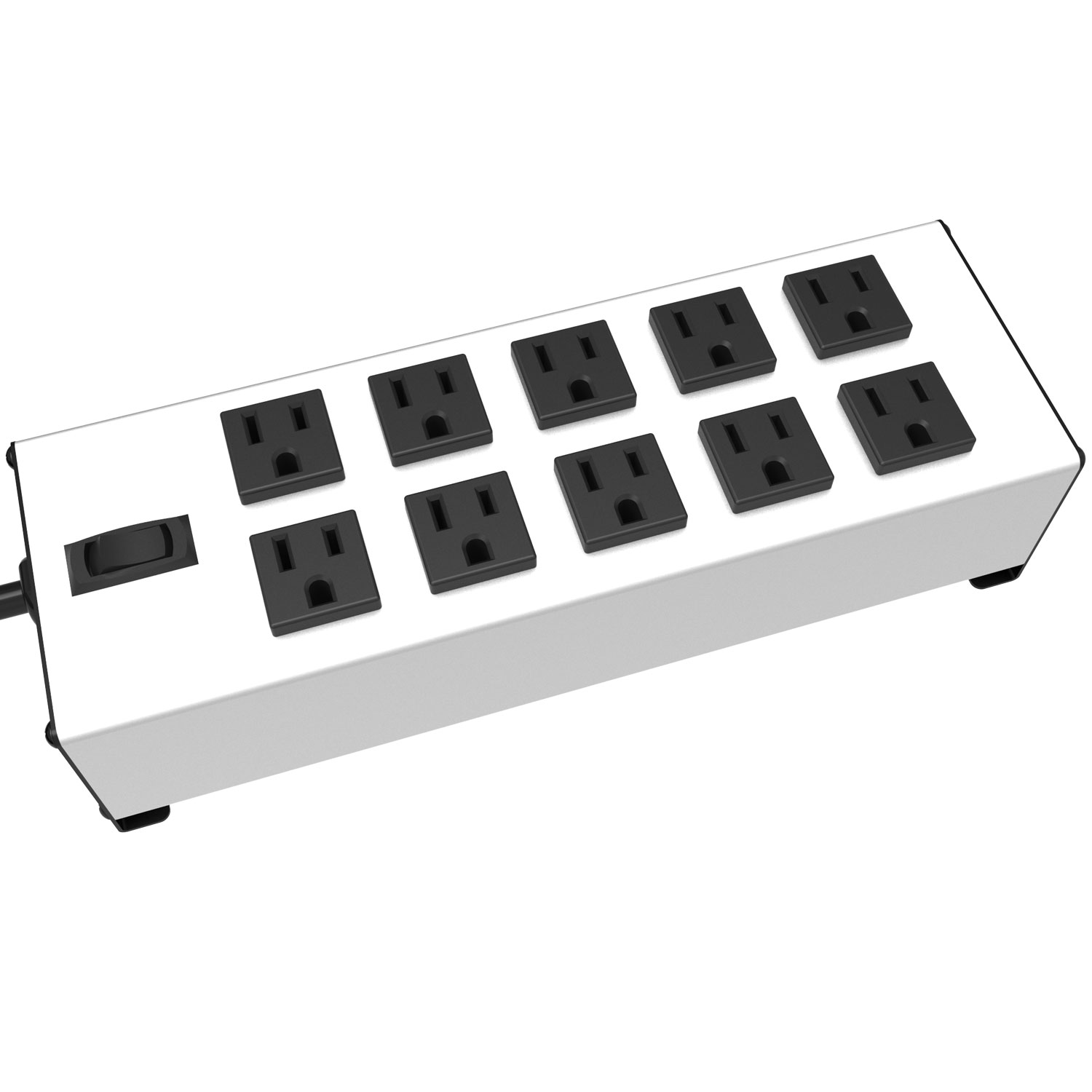 1580h10a1 — 10 Outlet Block, Switch, 6' Cd