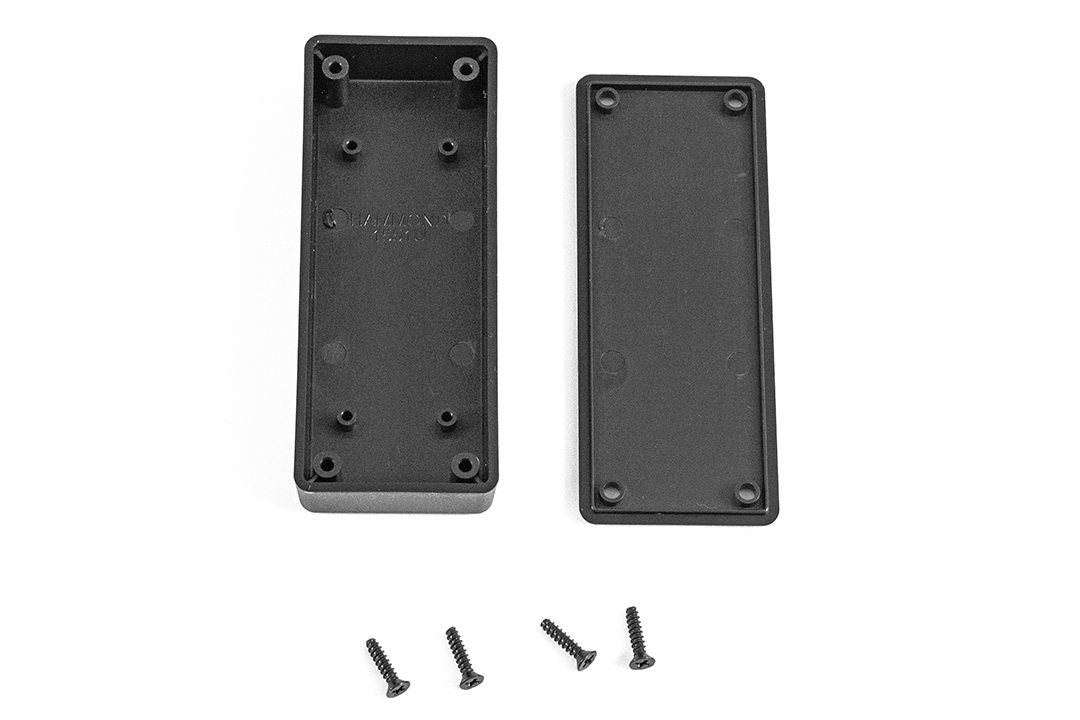 1551UBK black ABS miniature enclosure, 100 x 40 x 20 mm