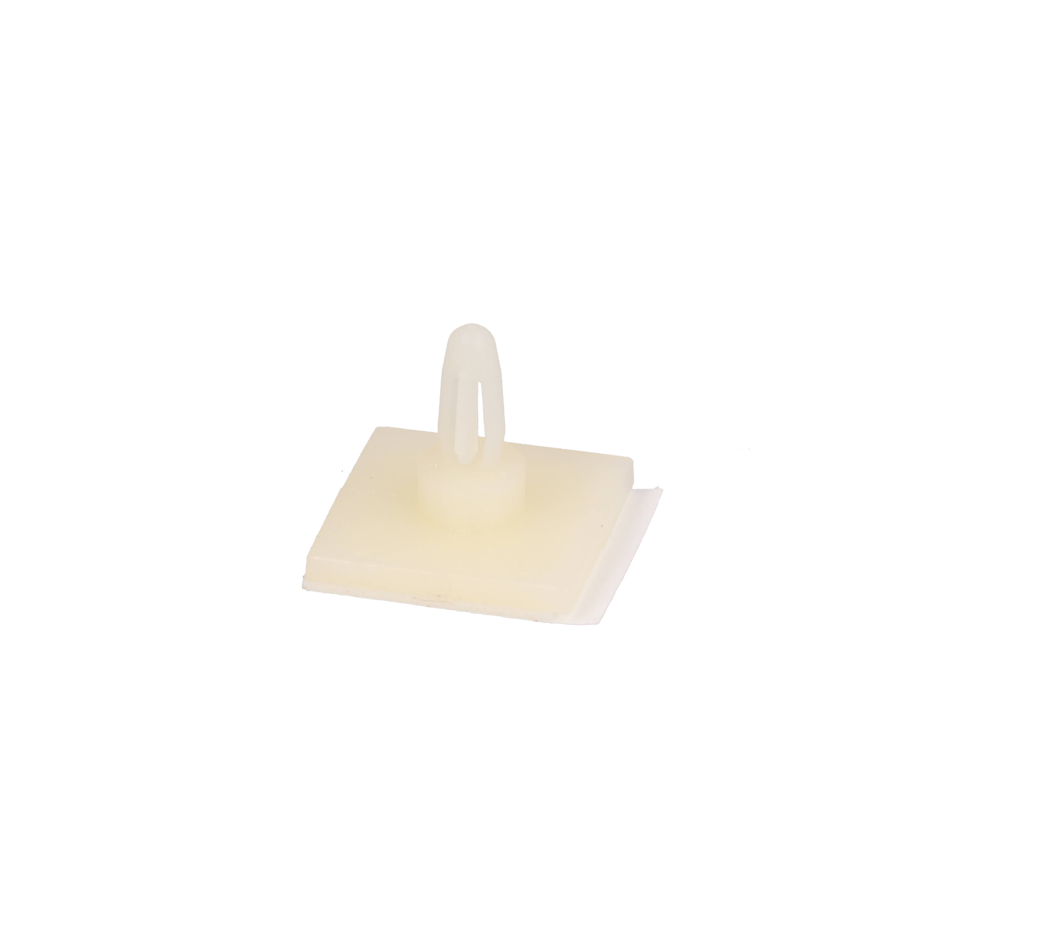1421PCB1-8 white nylon 1/4 in self-adhesive PCB standoffs, pack of 8