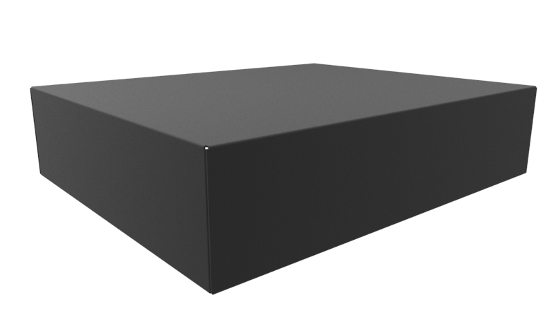 1441-40BK3 — chassis - steel; satin black finish
