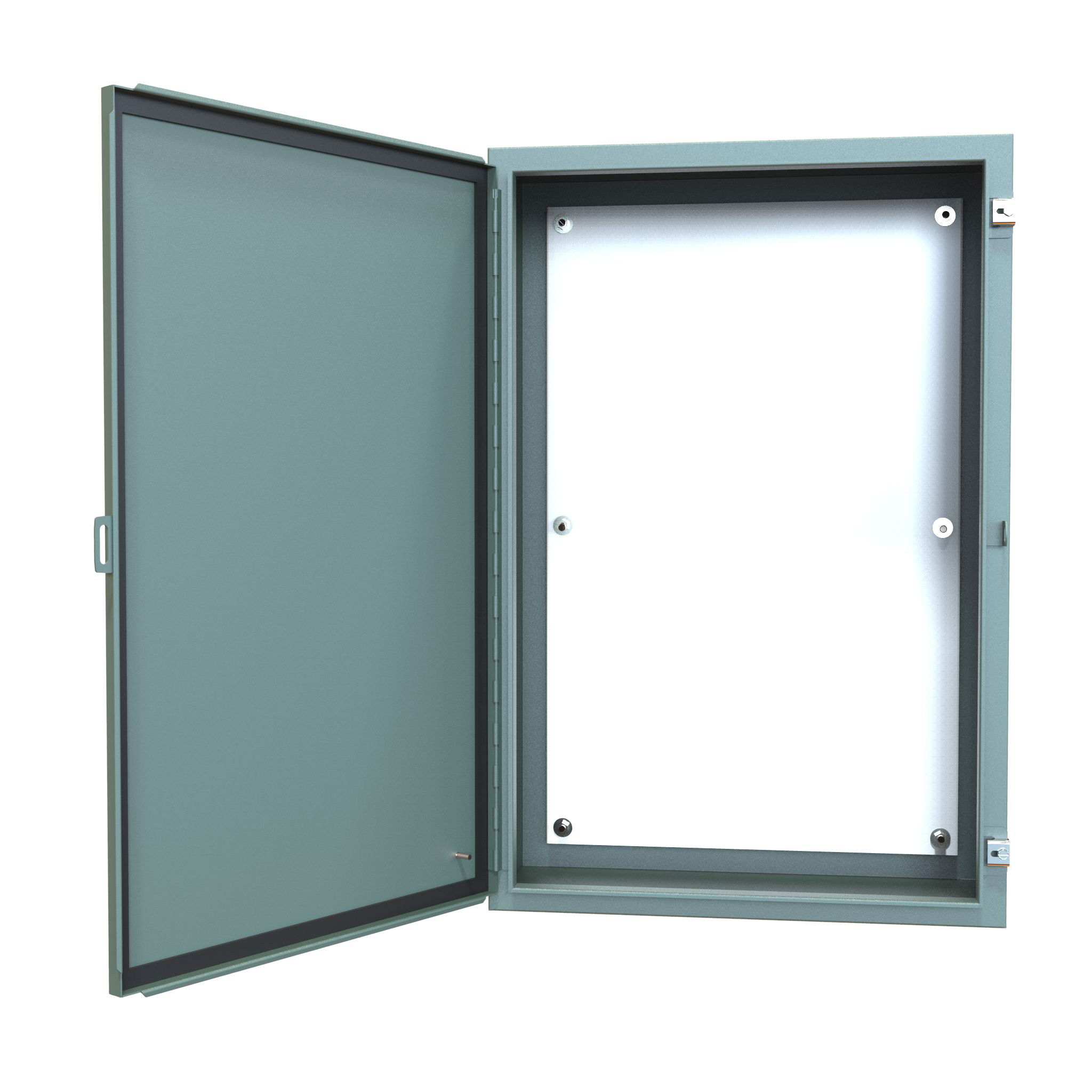 1418L10 — N12 Wallmount Encl w/panel - 36 x 24 x 10 - Steel/Gray