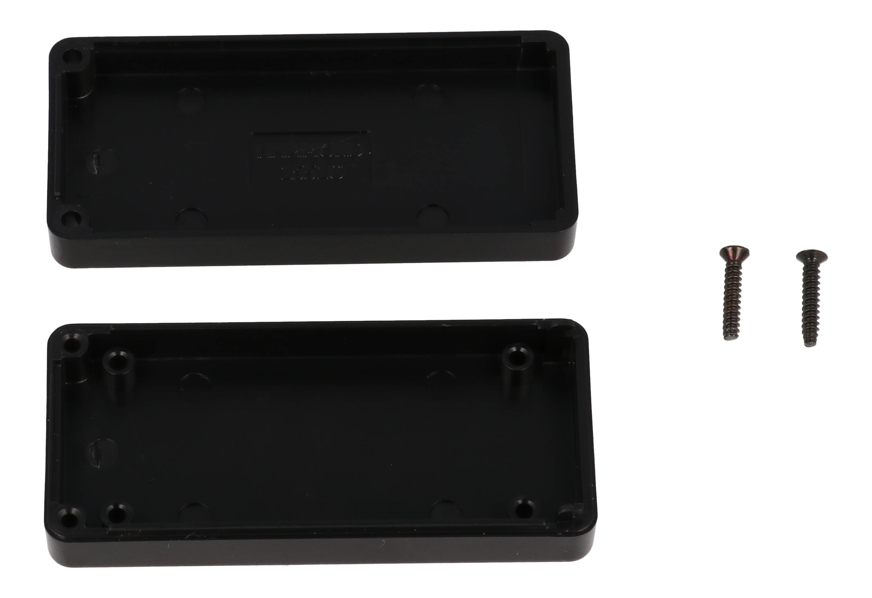 1551CBK black ABS subminiature enclosure, 65 x 30 x 15.5 mm