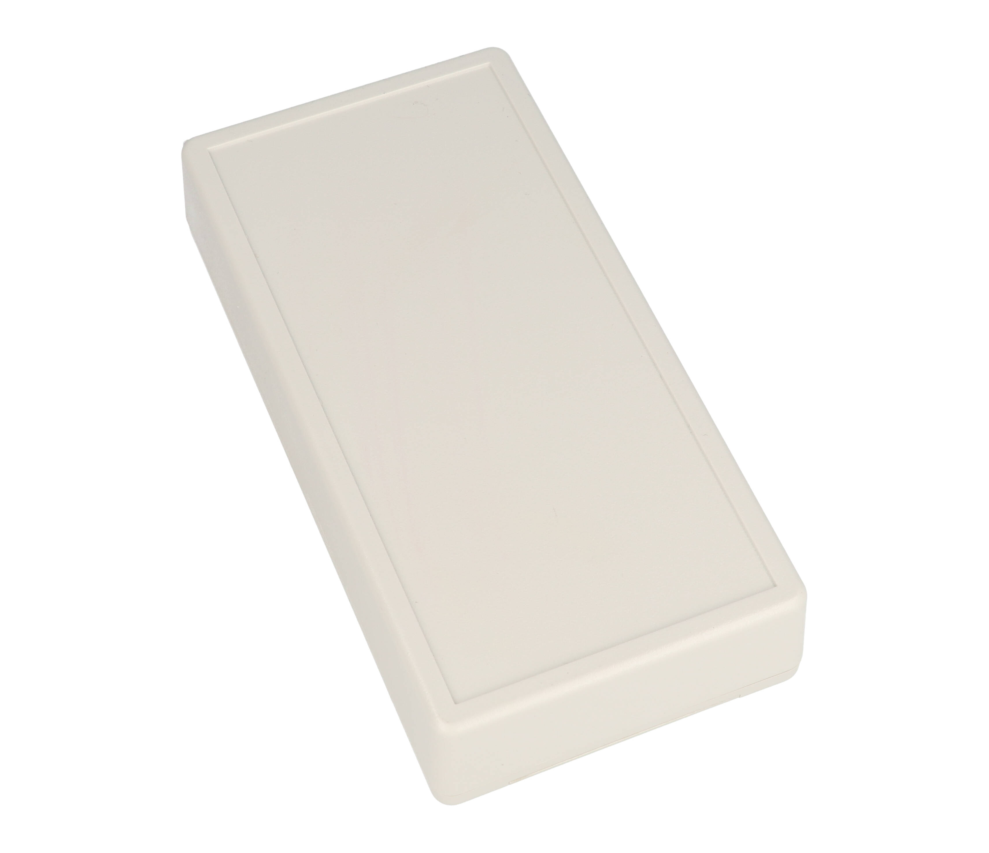 1599EGYBAT light grey flame retardant handheld enclosure with battery door