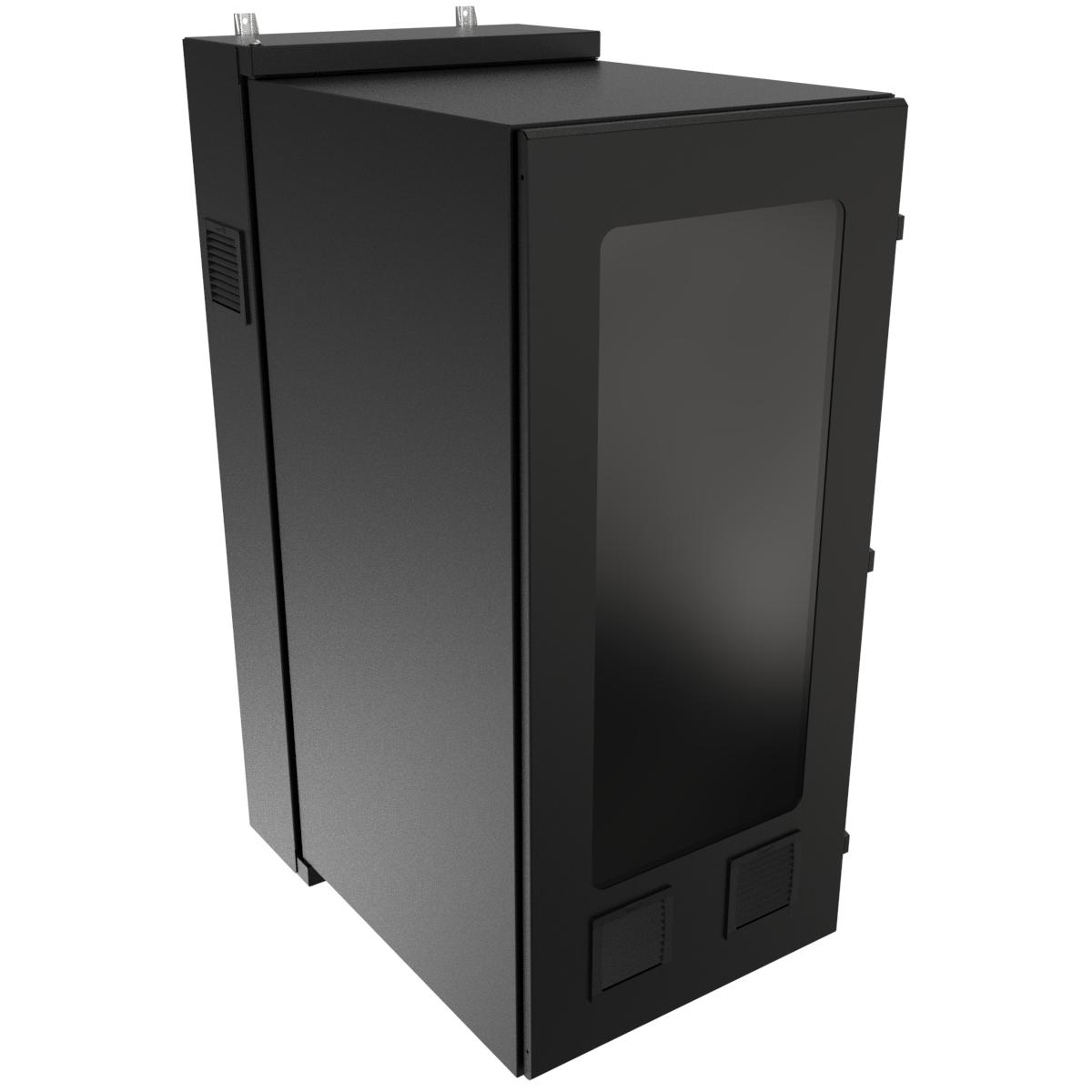 Hammond NWC12U2436SFLG 12U light gray sealed wall-mount cabinet with solid door and Type 12 filters — view 35