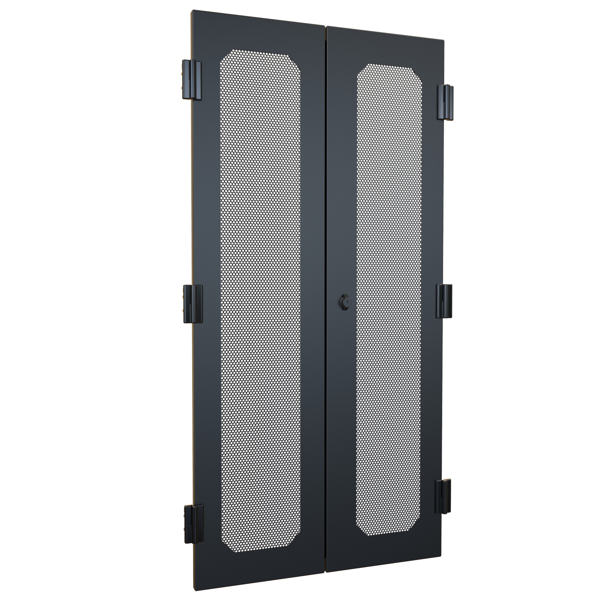C4BD2442VBK1 — 24U 24W C4 Vented Barn Door