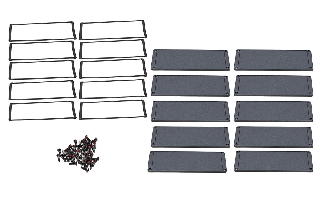 1457UWP-10 — Replacement end panels for 1457U , non-flanged, Water-tight, hardware included, 10-pack