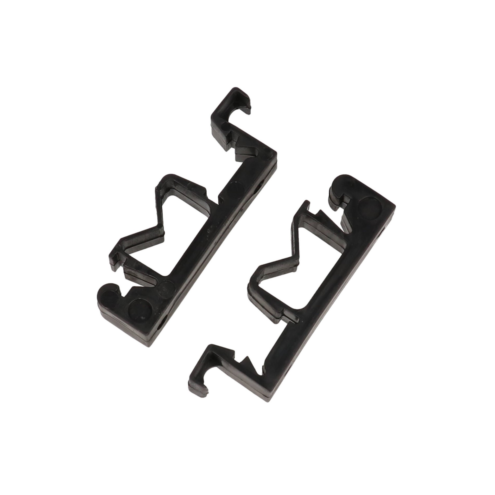 1427DINCLIP black nylon DIN rail clip pair for 35 mm DIN rail