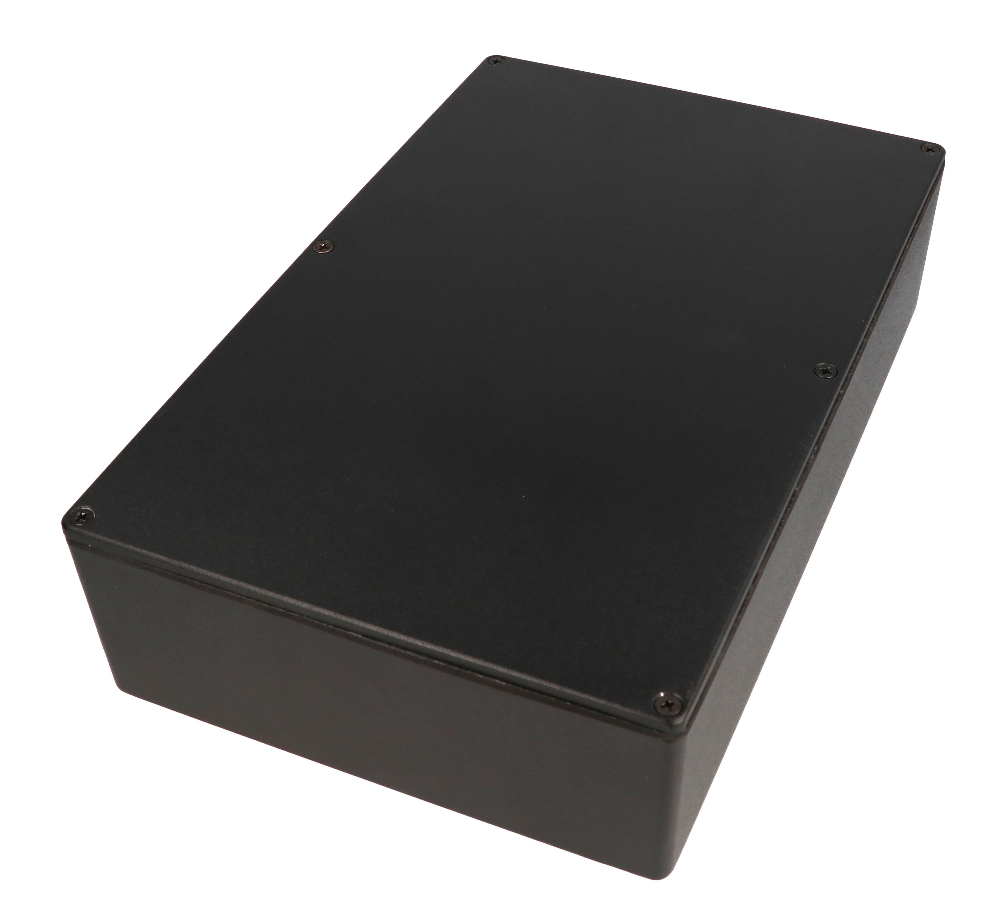 1550WJBK — black diecast aluminum enclosure
