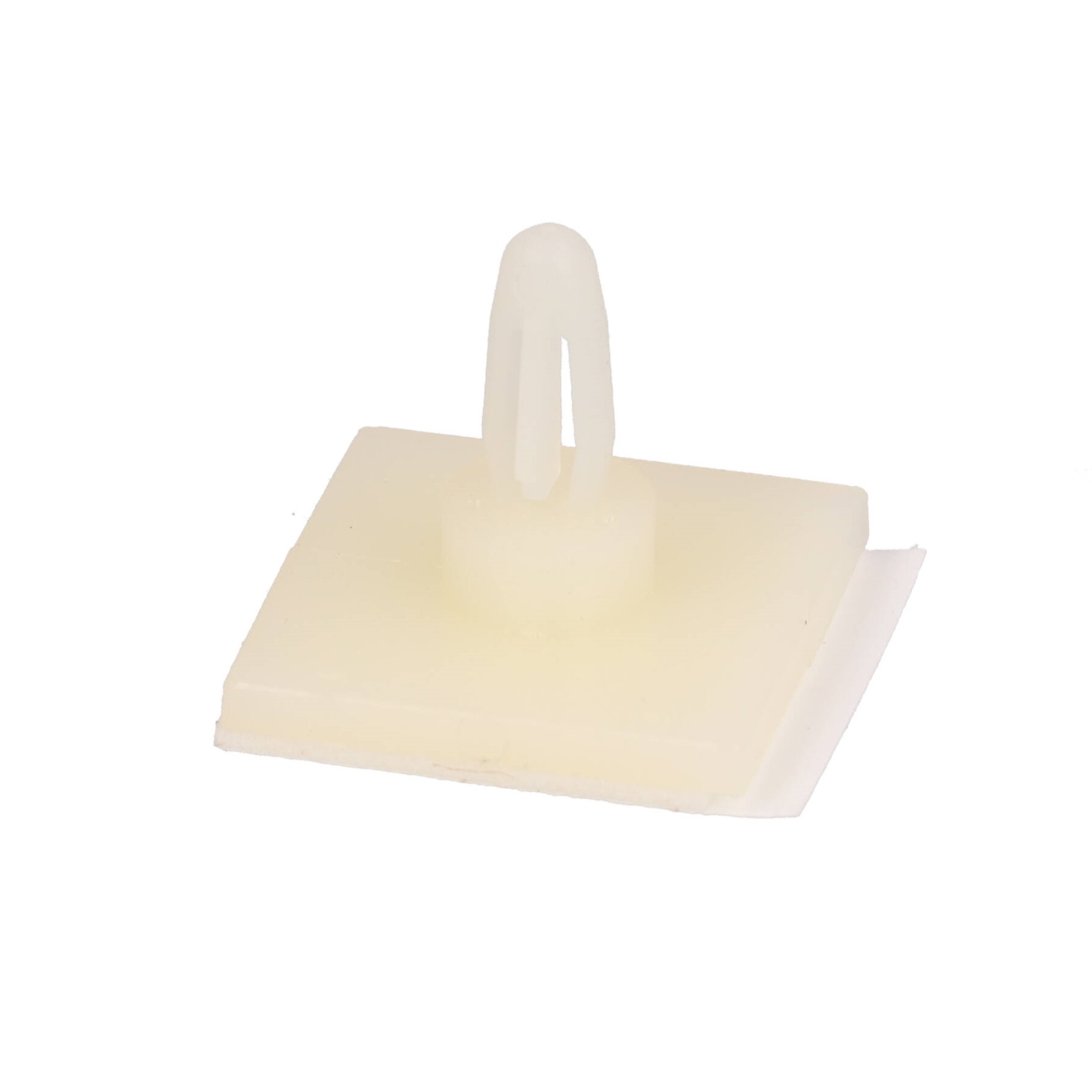 1421PCB1-100 white nylon 1/4 in self-adhesive PCB standoffs, pack of 100