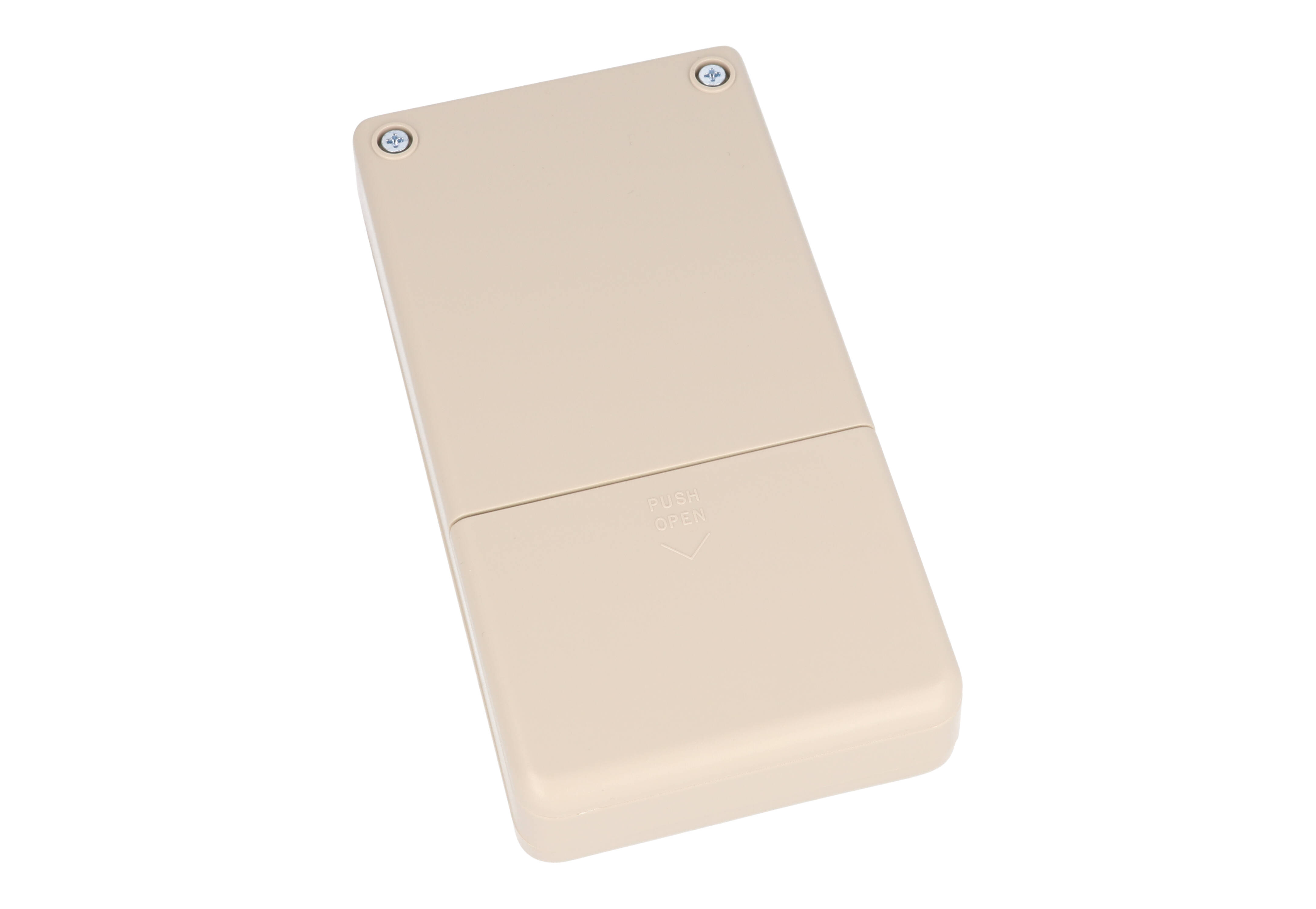 RH3055 light gray ABS hand-held enclosure with battery door