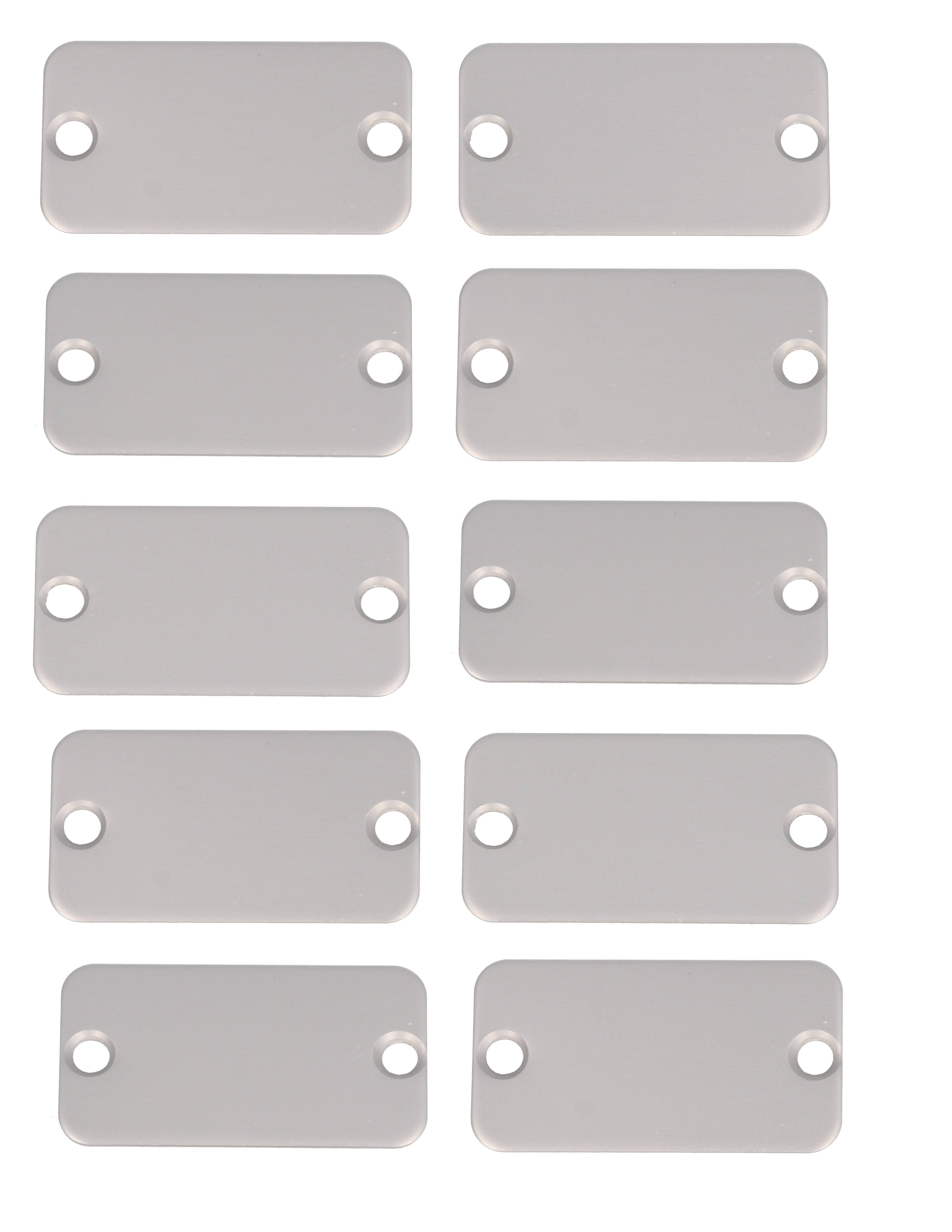 1455DAL-10 — aluminum end panels for 1455D enclosures - 10/pack