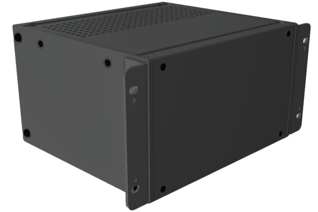 RMCV9058BK1 — rackmount / desktop instrument enclosure, vented 9x8x5.25