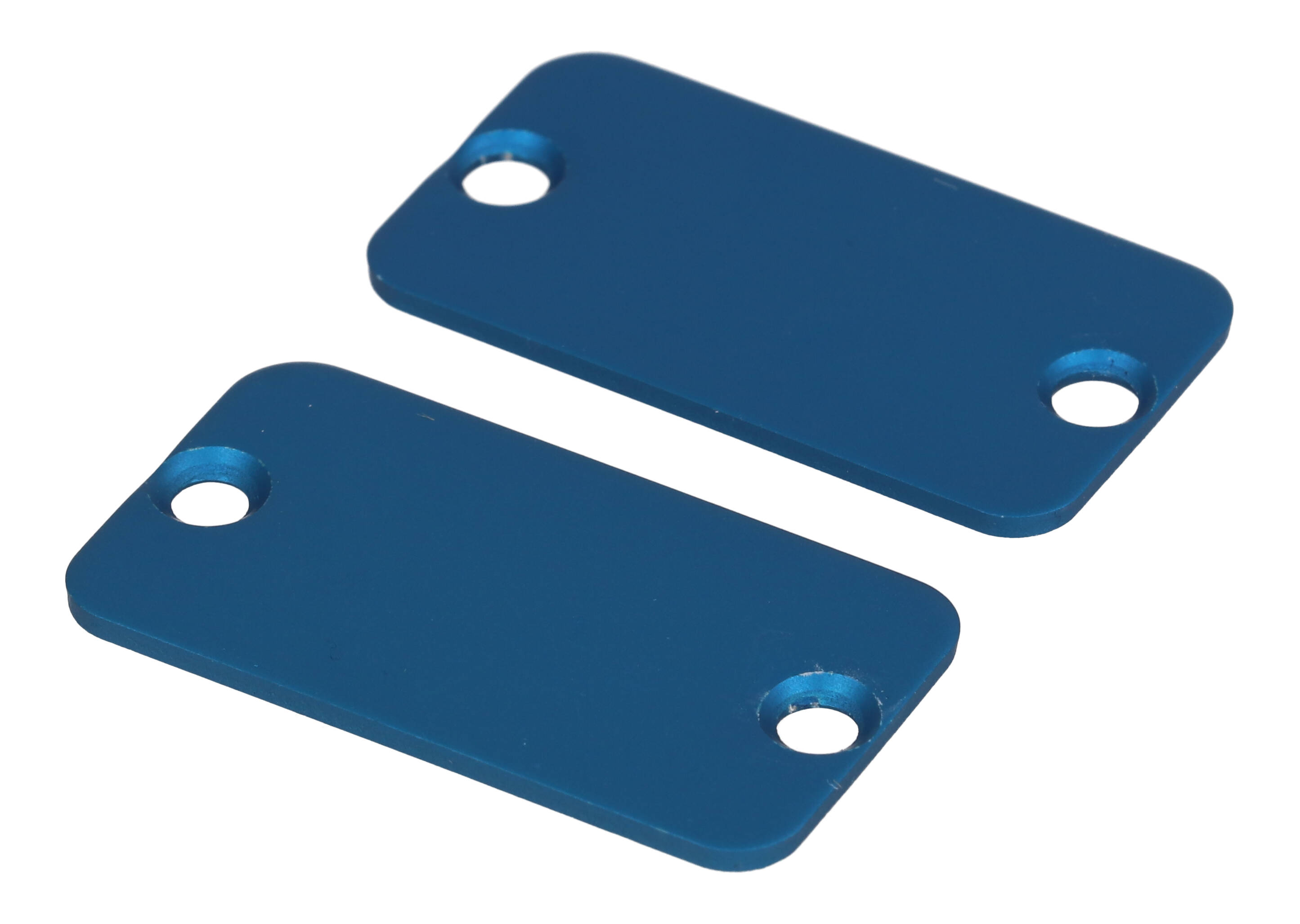 1455DALBU-10 blue anodized aluminum end panels for 1455D extruded enclosures, pack of 10