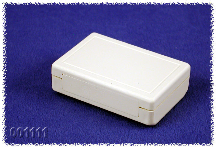 001111 enclosure - grey ABS , front panel,