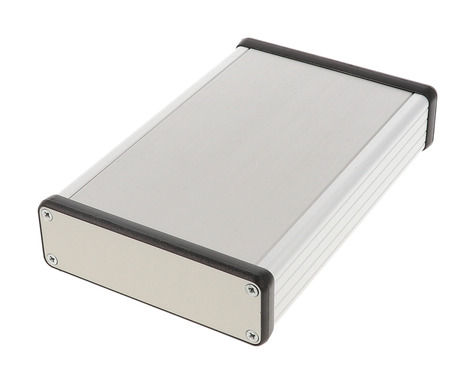 1455L1601 — extruded aluminum enclosure w/ metal end panels