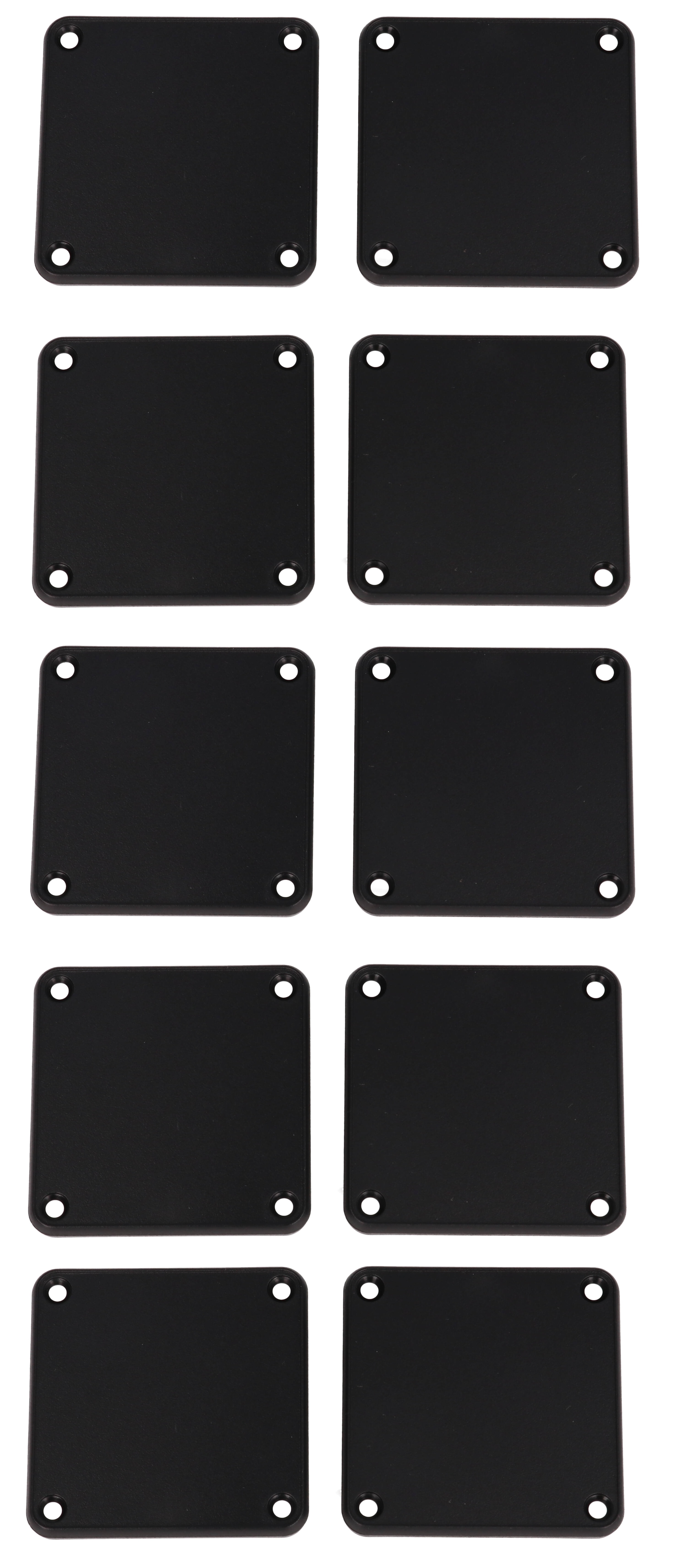 1455CSPLBK-10 — black plastic end panels for 1455CS enclosures - 10/pack