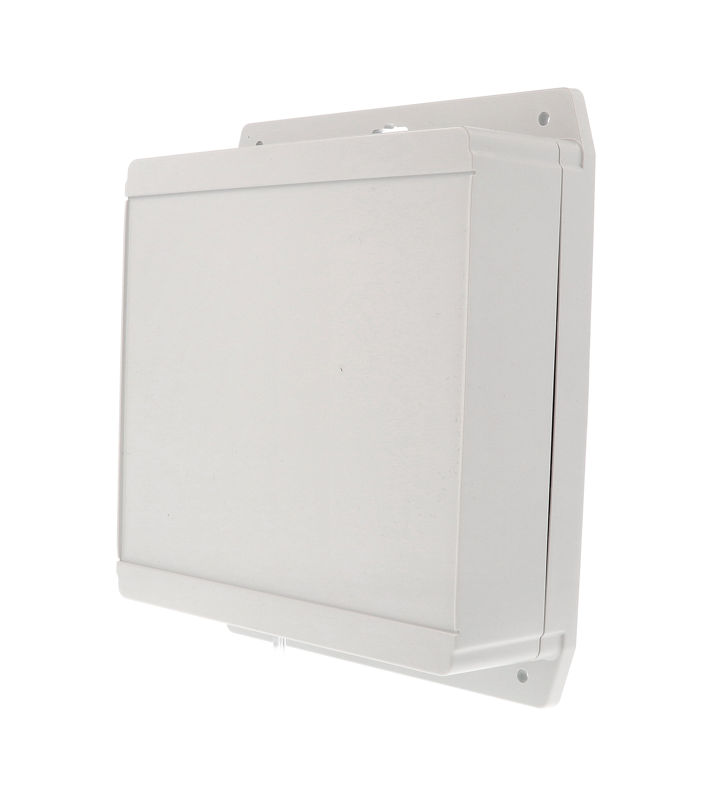 1555W2F42GY — RAL7035 grey watertight plastic enclosure, flange