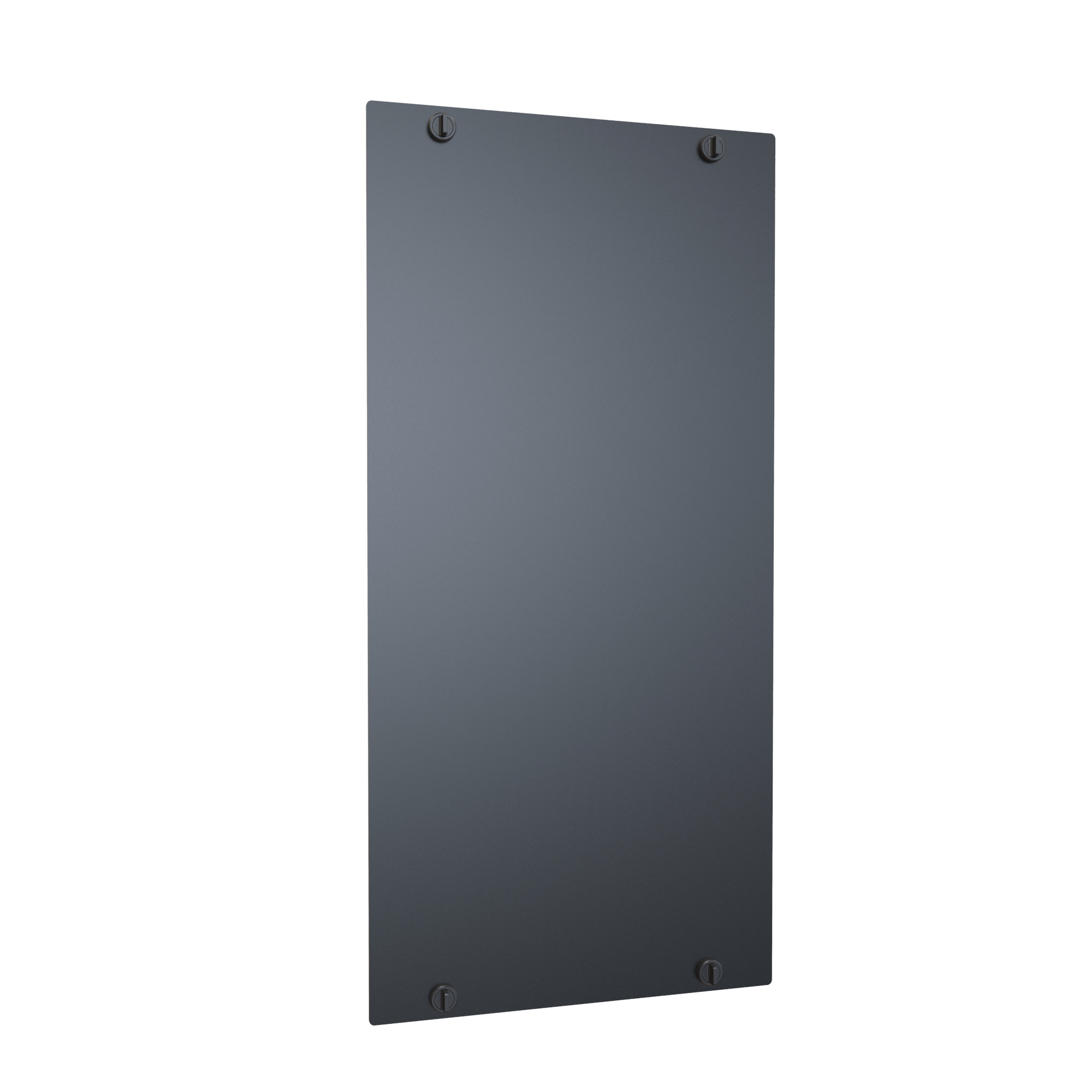 Hammond VFMMD8WH white 8 in wide double-sided vertical cable manager, 44U with hinged finger duct doors