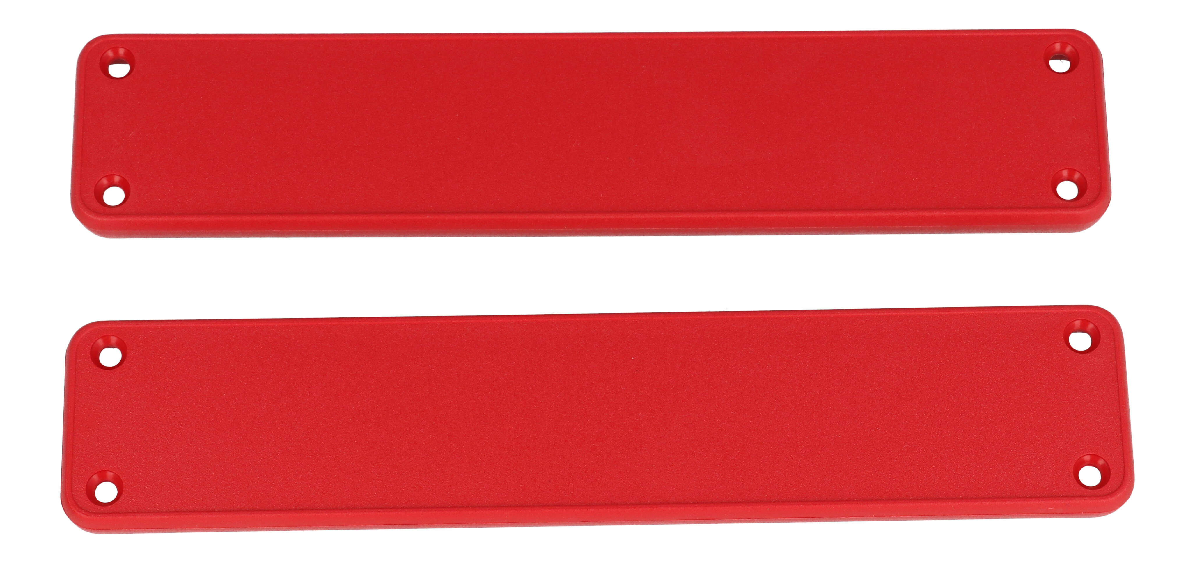 1455RPLRED — red plastic solid bezel for 1455R enclosures- 2/pack