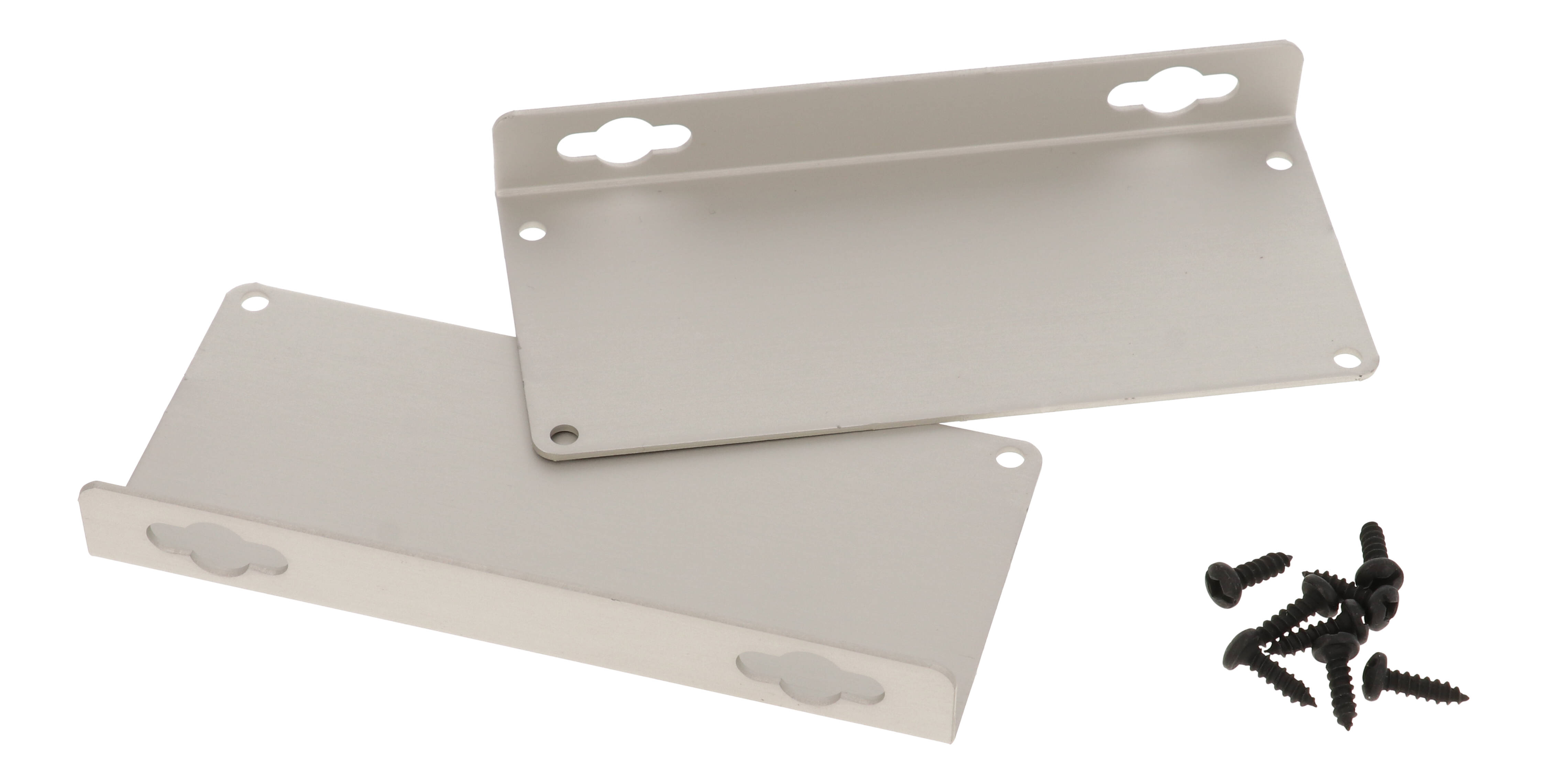 1455QF — clear anodized flange kit for 1455Q enclosures