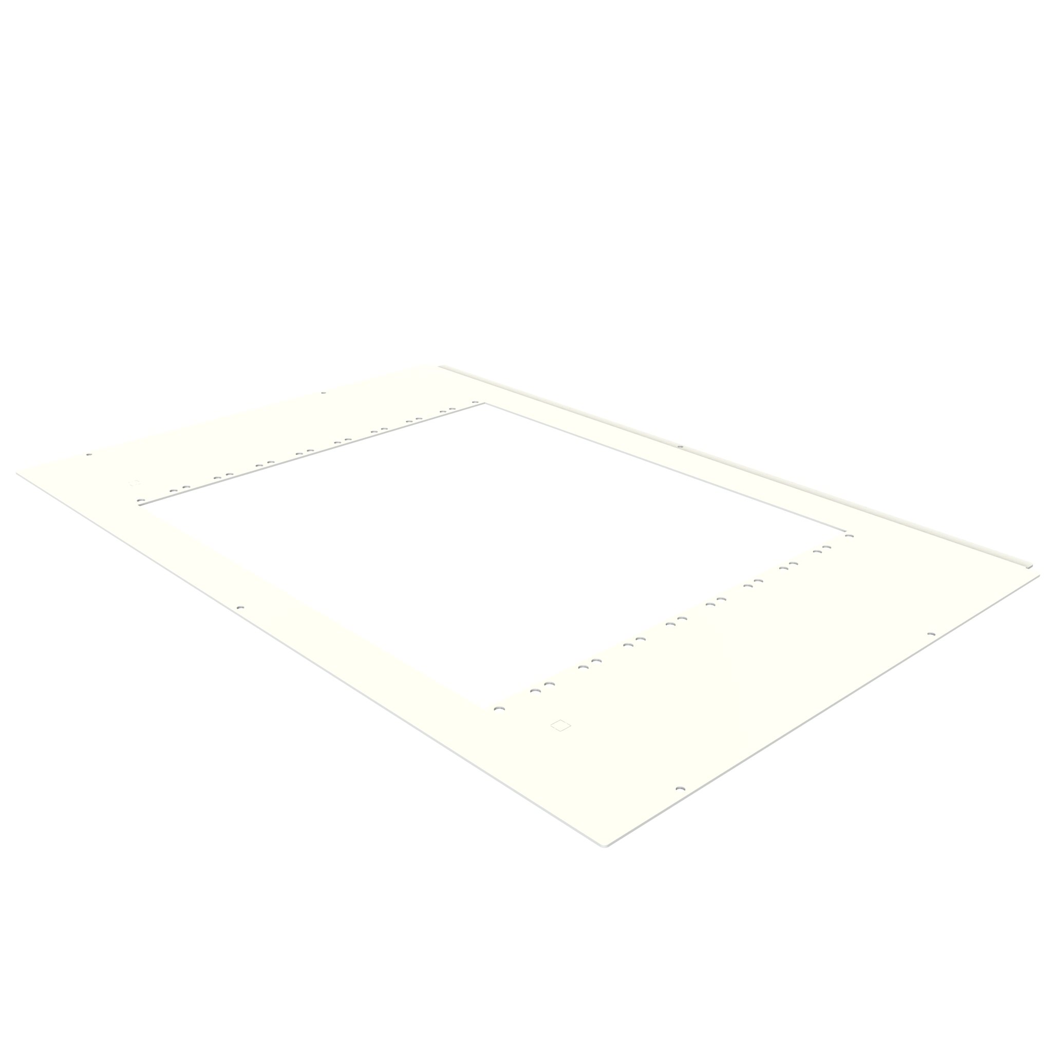 H1TR30WH — 30W White H1 9U Rack Mount Top