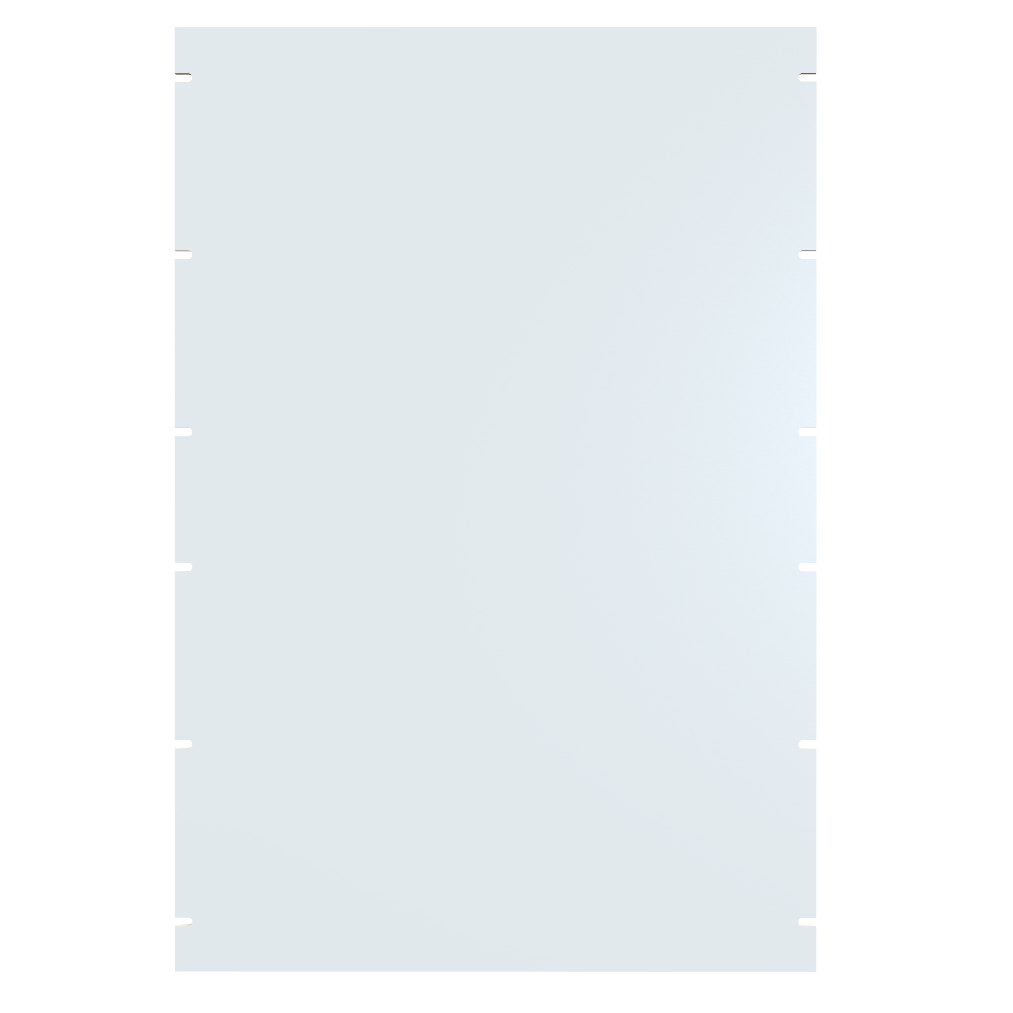 PBPA19028WH — 16U Aluminum Blanking Panel