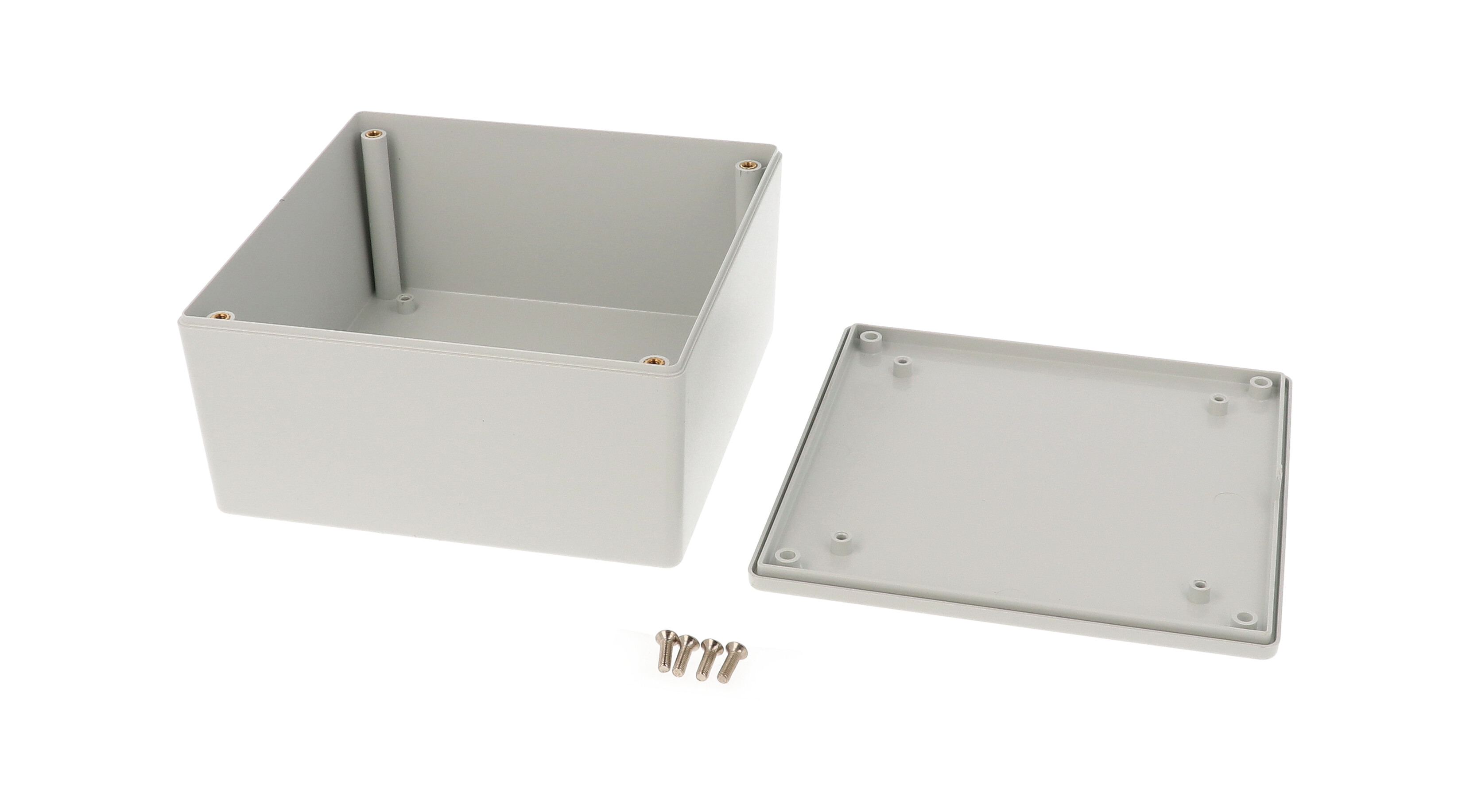1591XXUGY light gray flame retardant ABS plastic project box enclosure