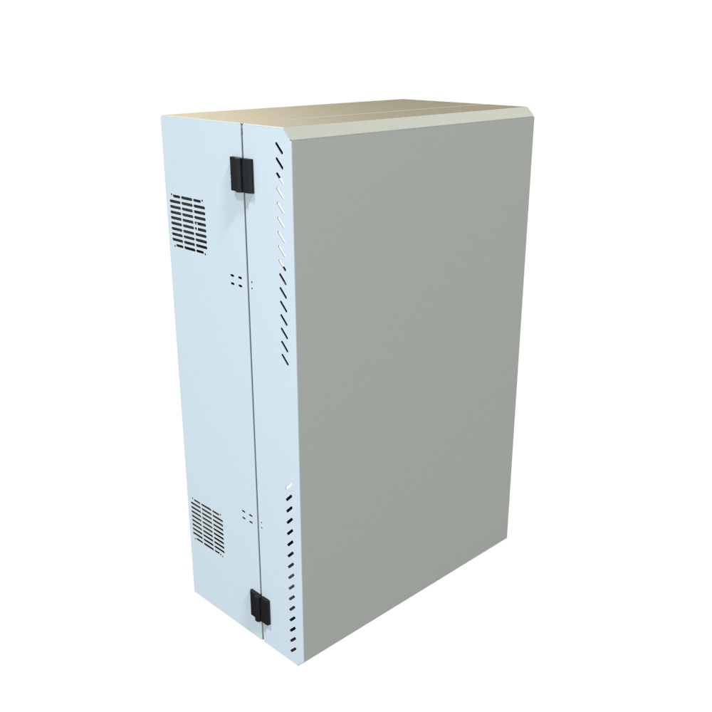 6U 43" Low-Profile Wall-Mount Cabinet, Gray