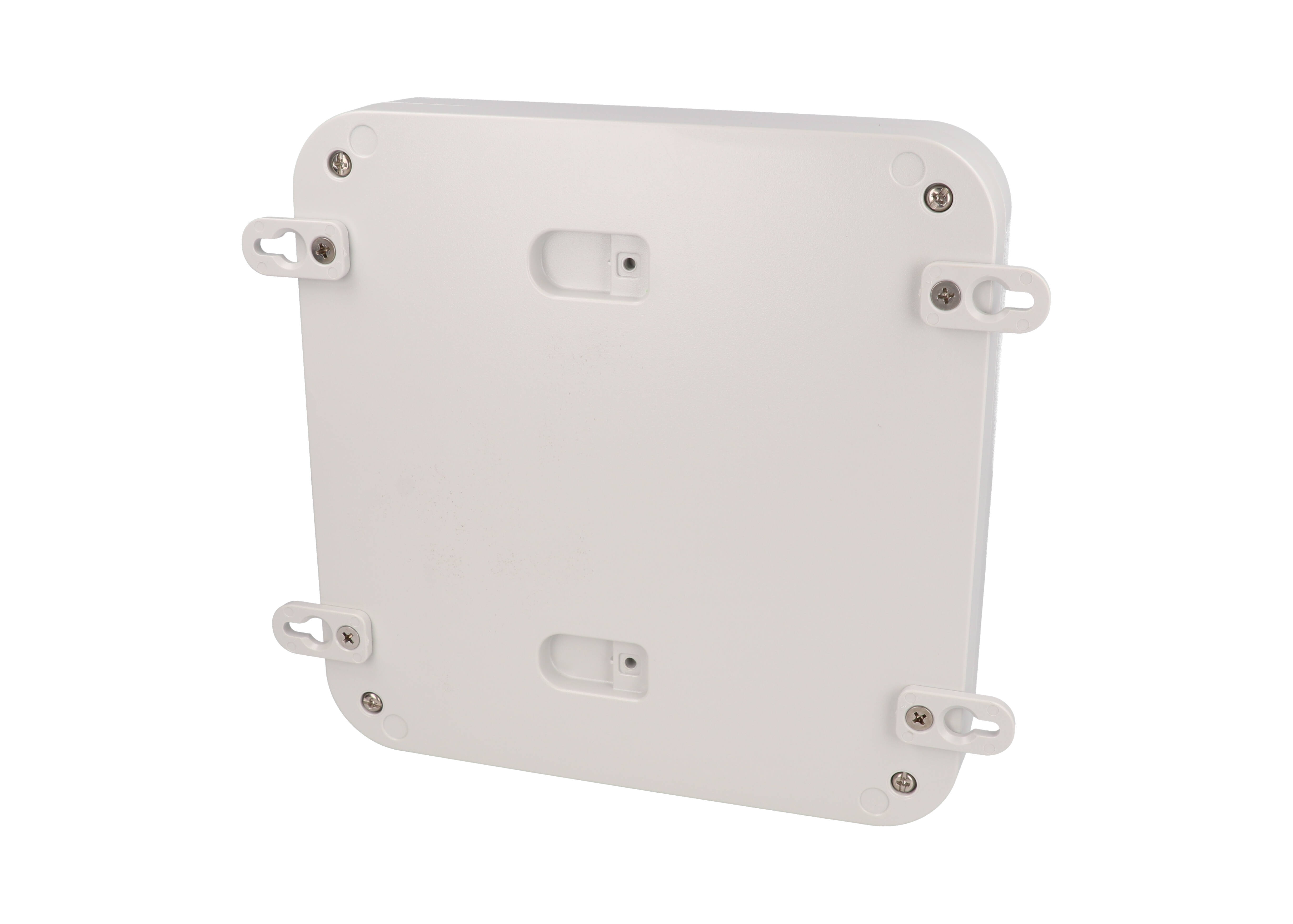 1557H2GY light gray RAL7035 polycarbonate watertight enclosure, 200 x 200 x 45 mm