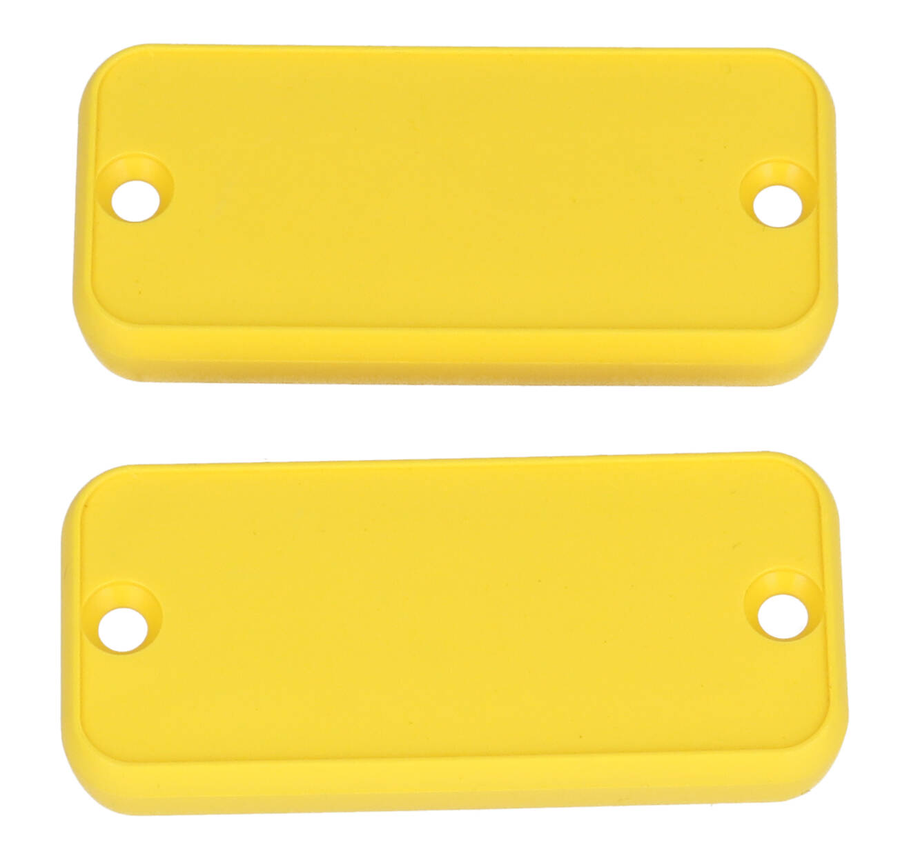 1455CPLY — yellow plastic end panels for 1455C enclosures - 2/pack
