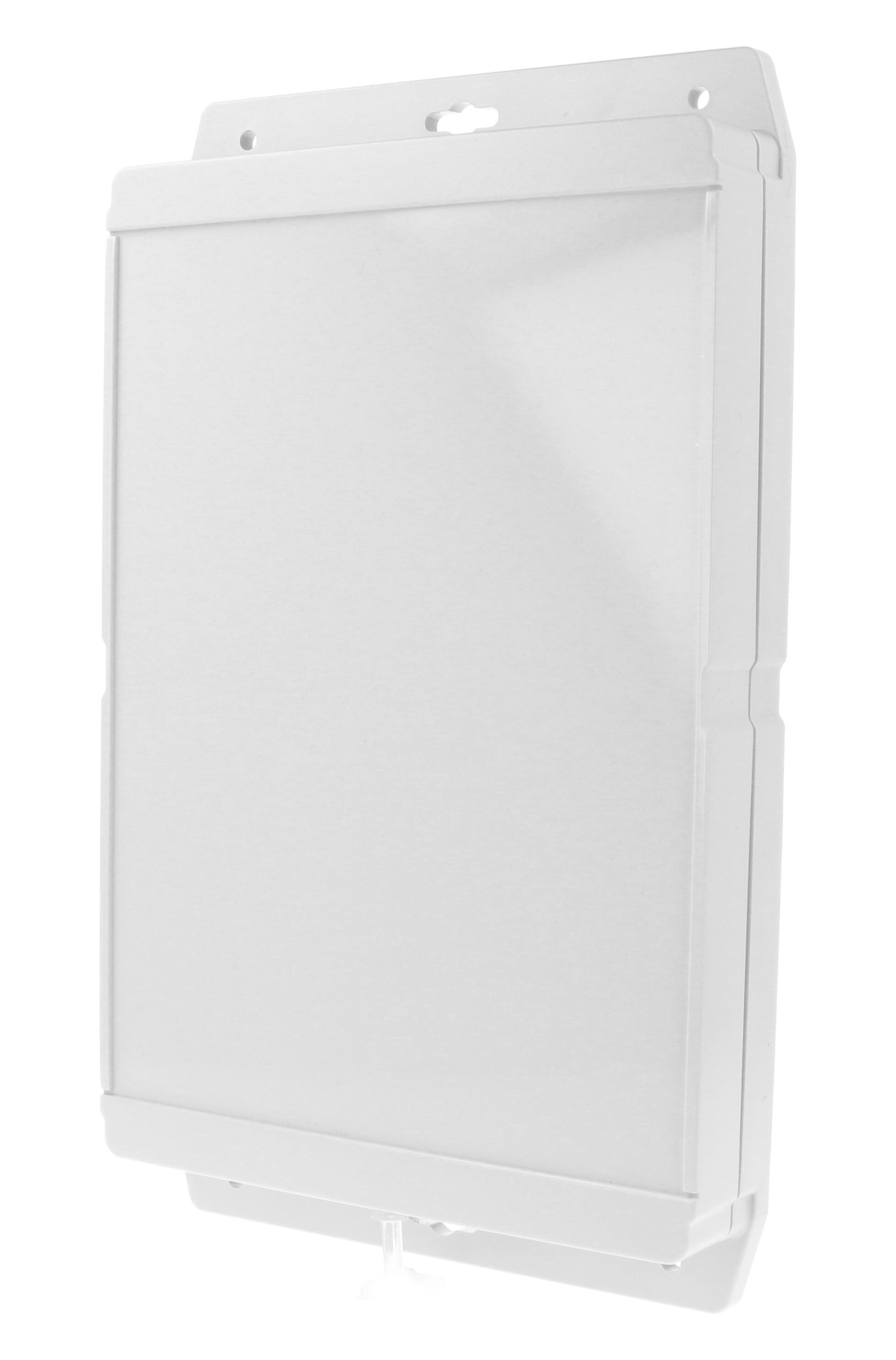 1555VAF17GY — RAL7035 grey watertight plastic enclosure, flange
