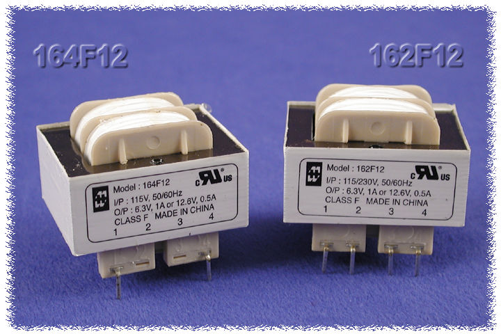 162H10 20VA low-profile PCB mount power transformer, 115/230V primary, 10V C.T. secondary — view 3