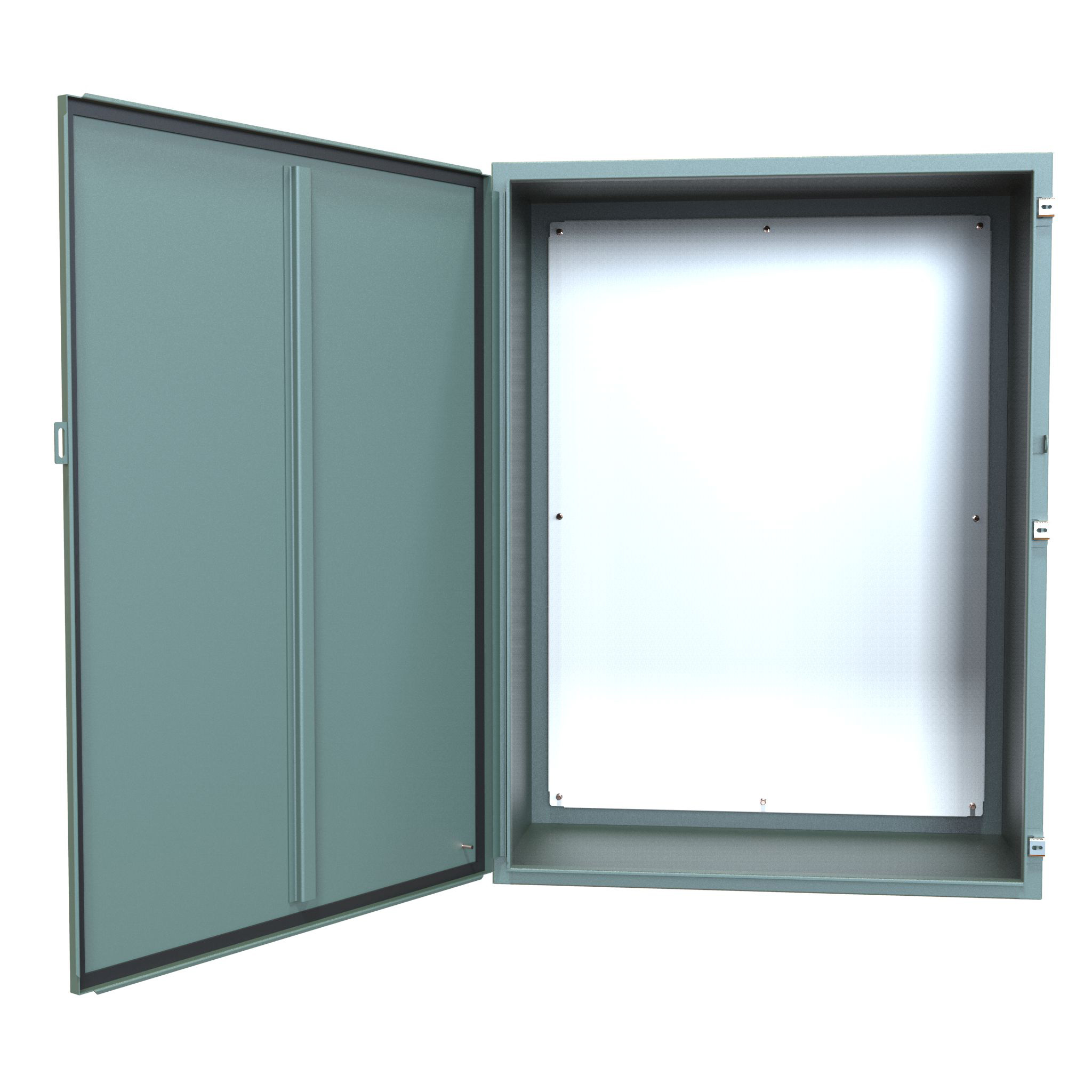 1418S20 — N12 Wallmount Encl w/panel - 48 x 36 x 20 - Steel/Gray