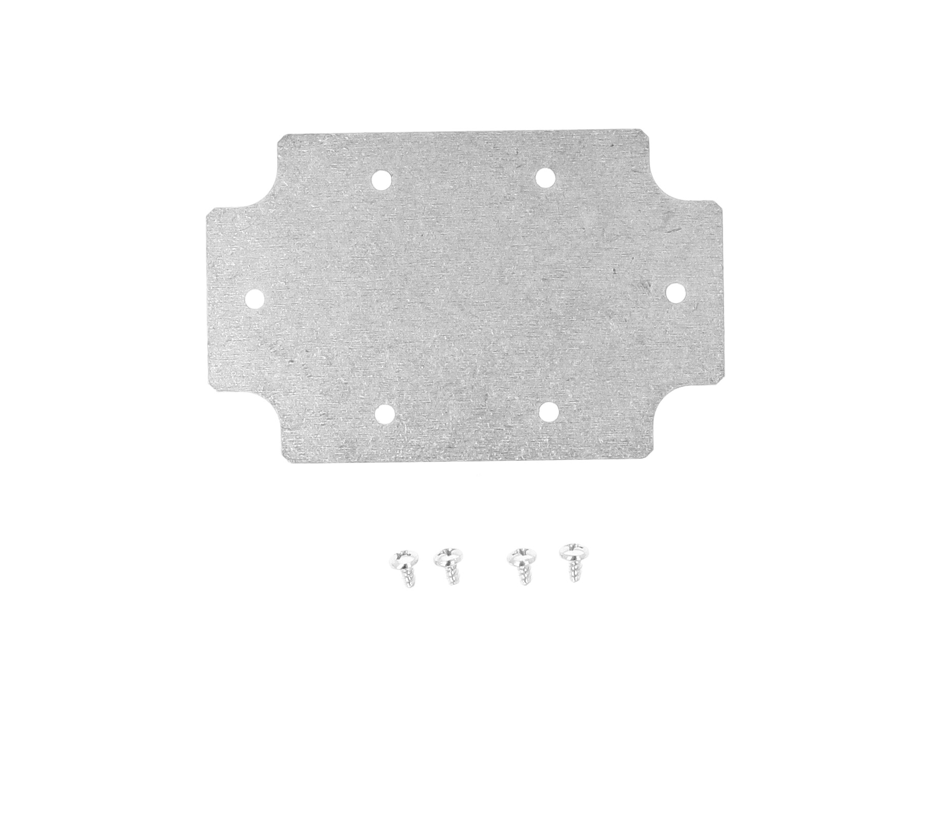 1556CPL natural aluminum inner mounting panel for 1556 Series enclosures