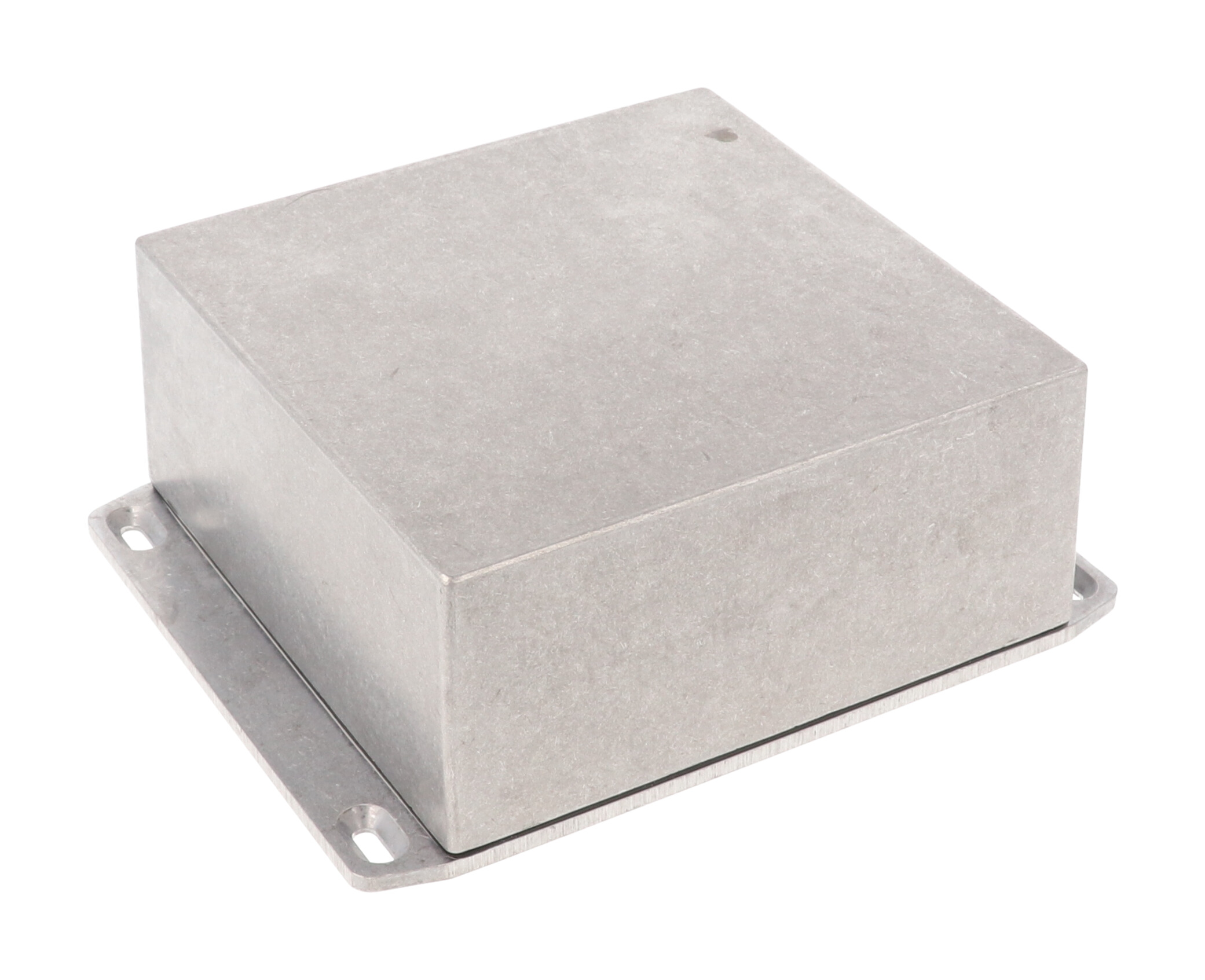1590WKKFL watertight diecast aluminum enclosure with flanged lid, 125 x 125 x 57 mm