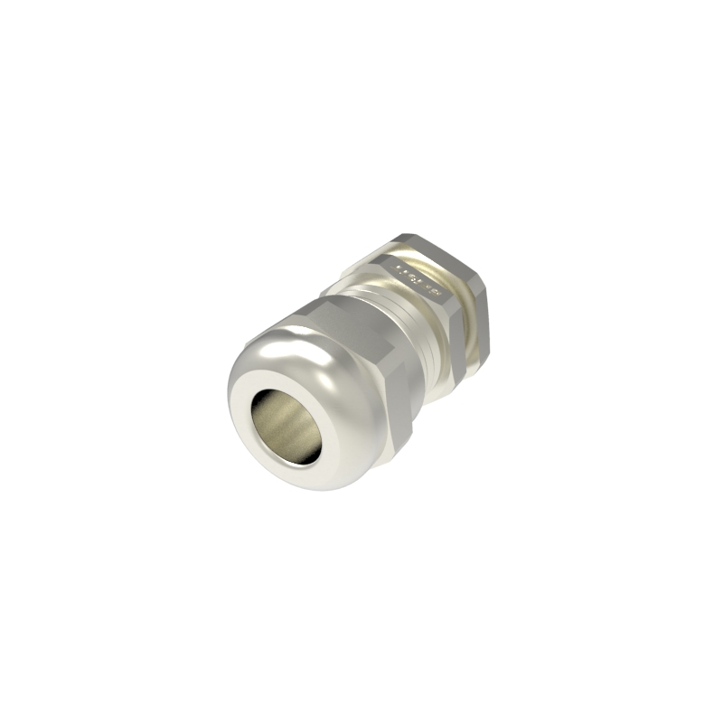 1427BCGPG16 PG16 nickel plated brass liquid-tight cable gland — view 3