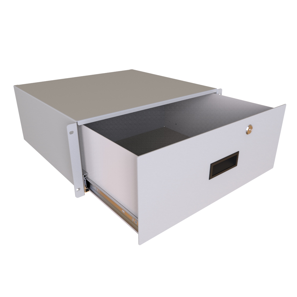 RDRW1900716LG1 — 4U 16D Locking Drawer